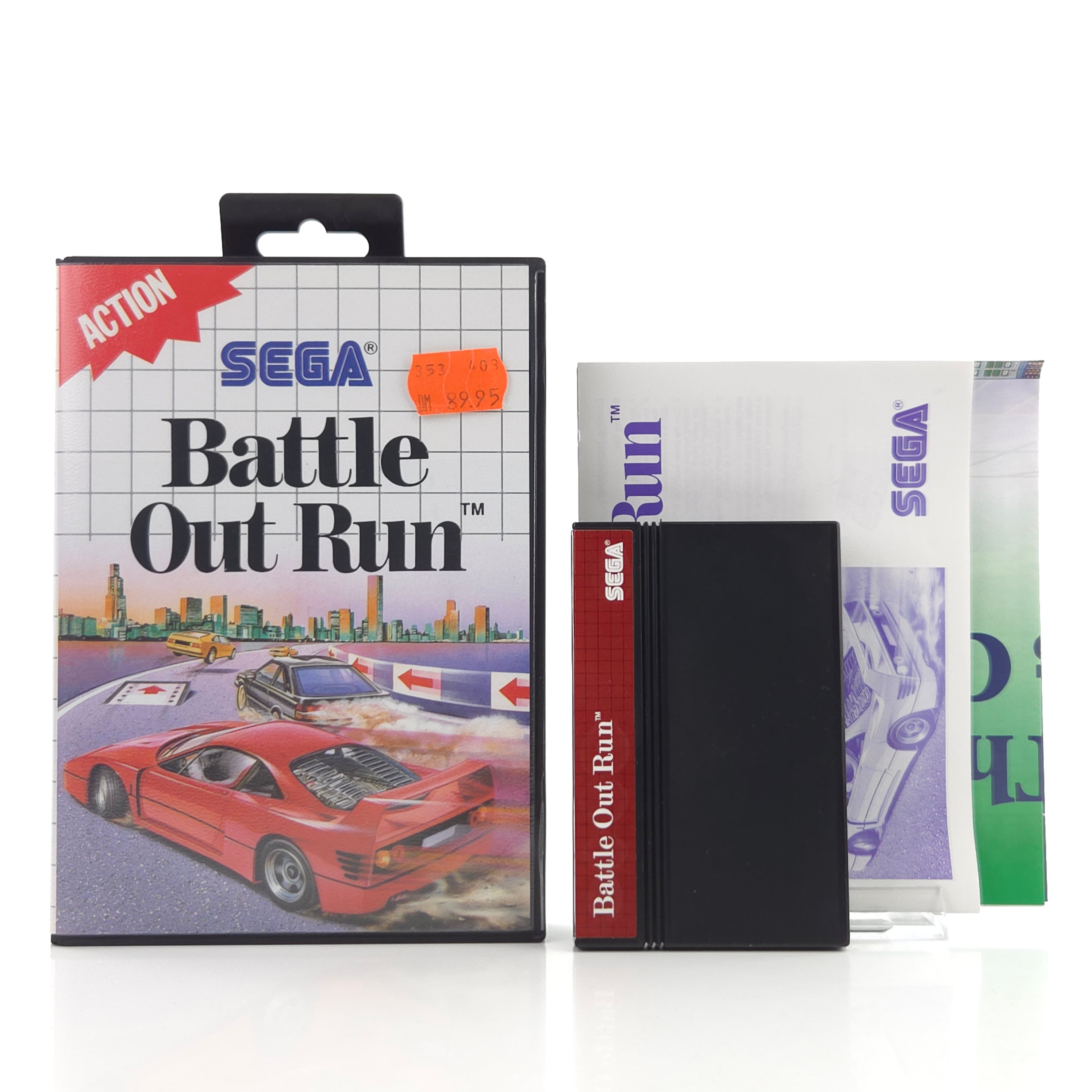 Sega Master System Spiel Battle Out Run MS OVP PAL EUR