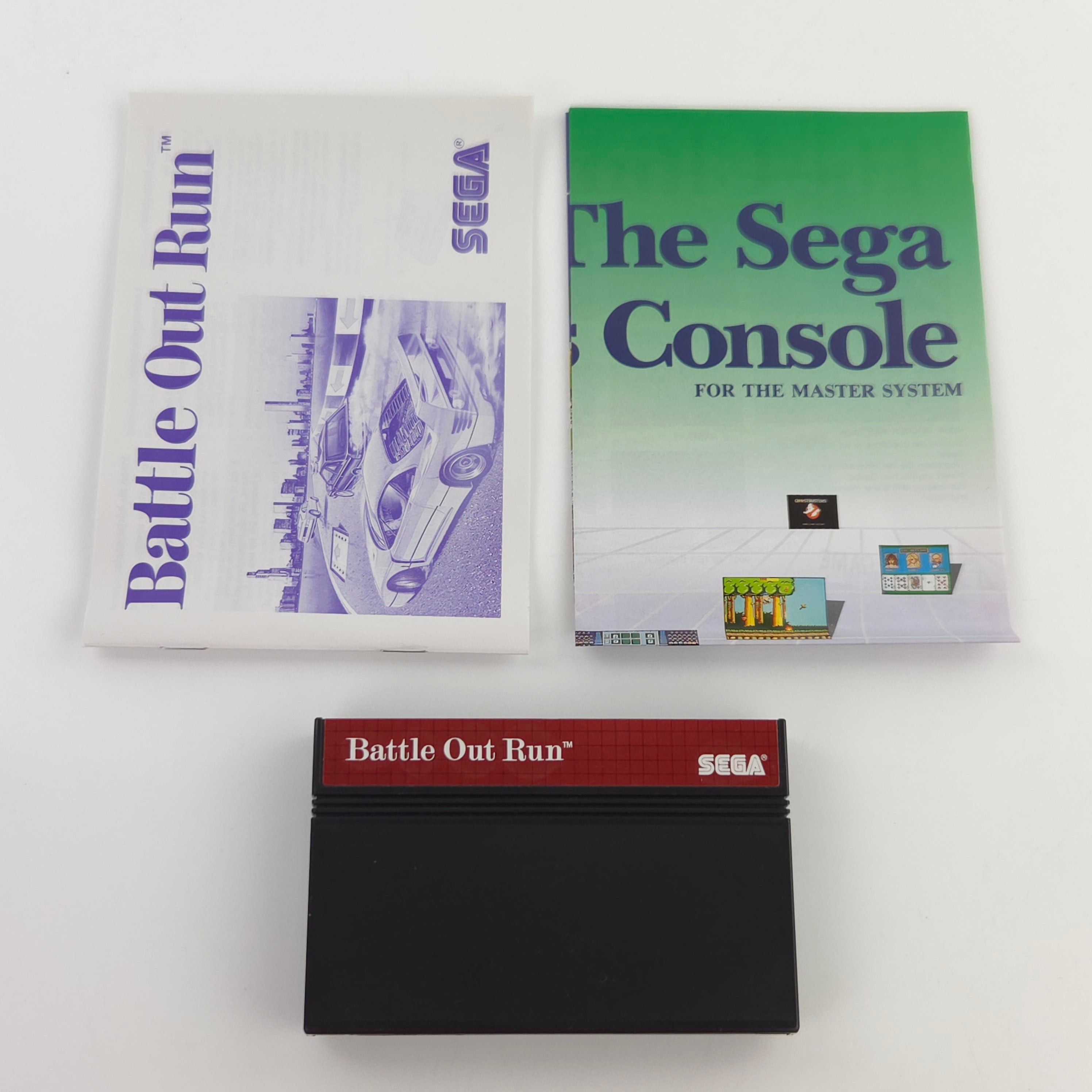 Sega Master System Spiel Battle Out Run MS OVP PAL EUR