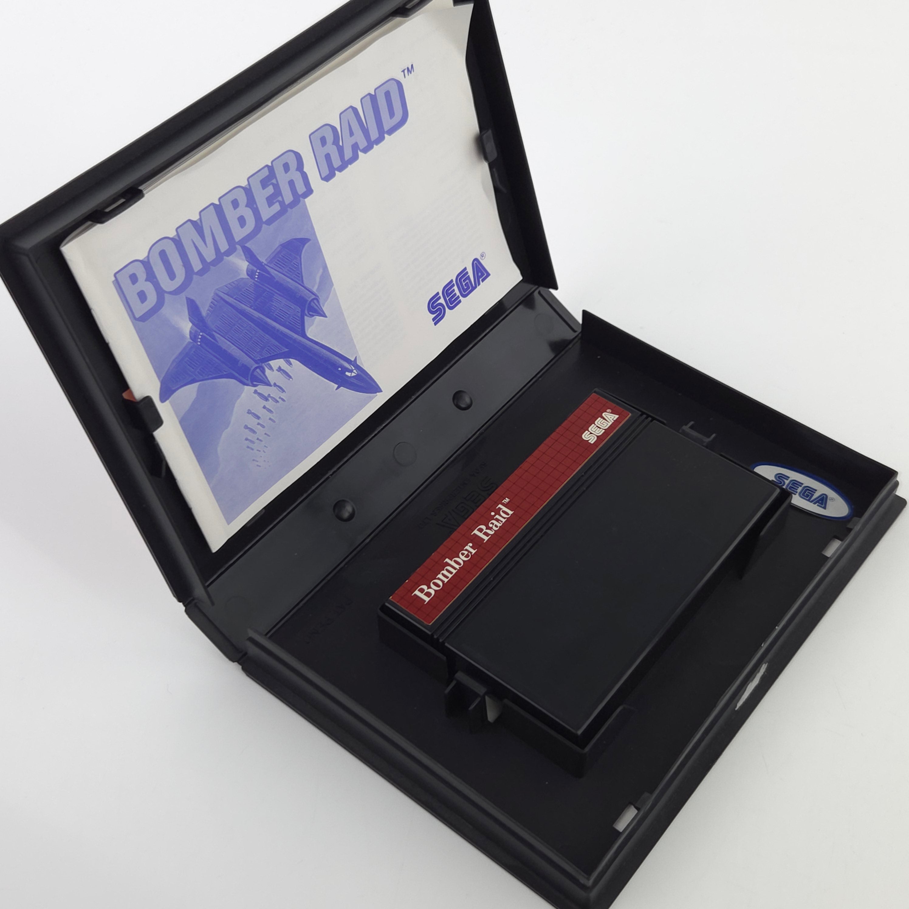Sega Master System Spiel Bomber Raid MS OVP PAL 1988