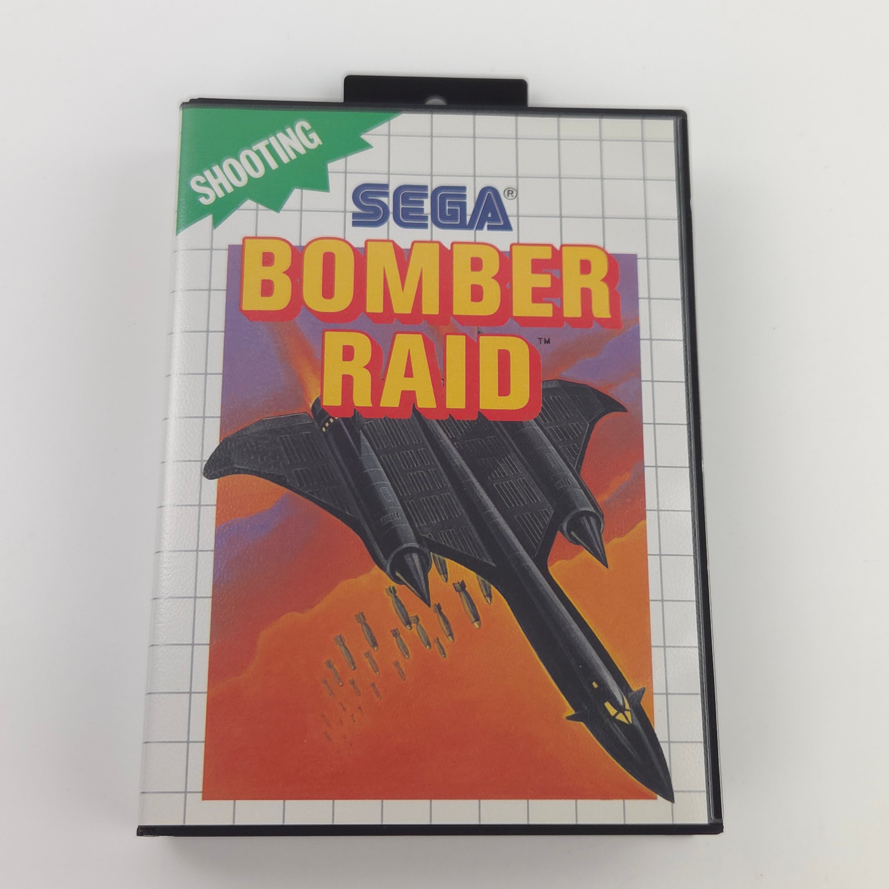 Sega Master System Spiel Bomber Raid MS Modul OVP PAL