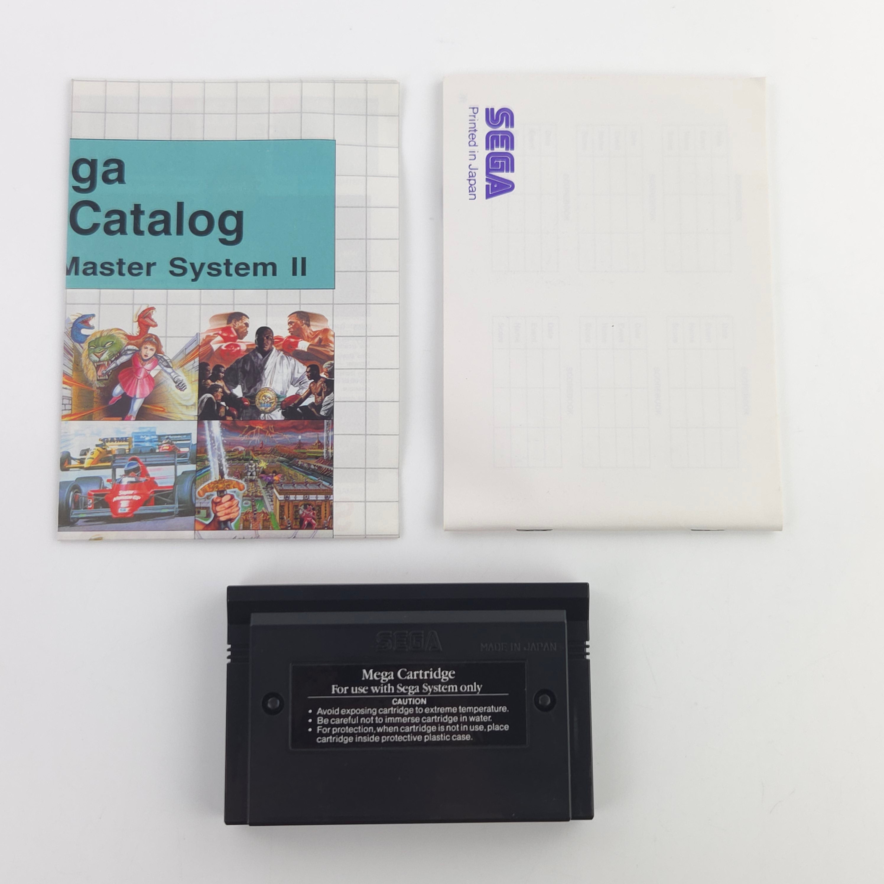Sega Master System Spiel California Games Modul OVP PAL