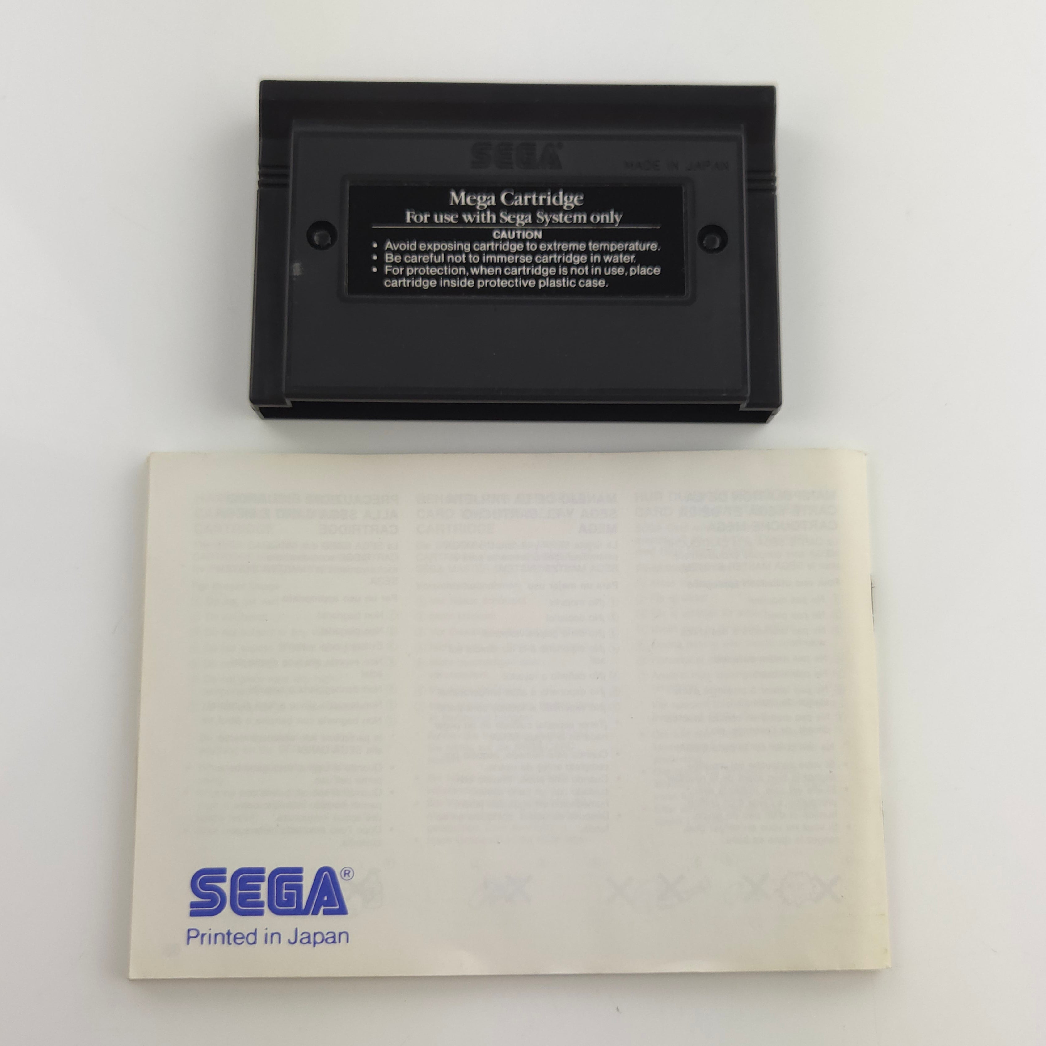 Sega Master System Spiel – Casino Games OVP PAL Modul