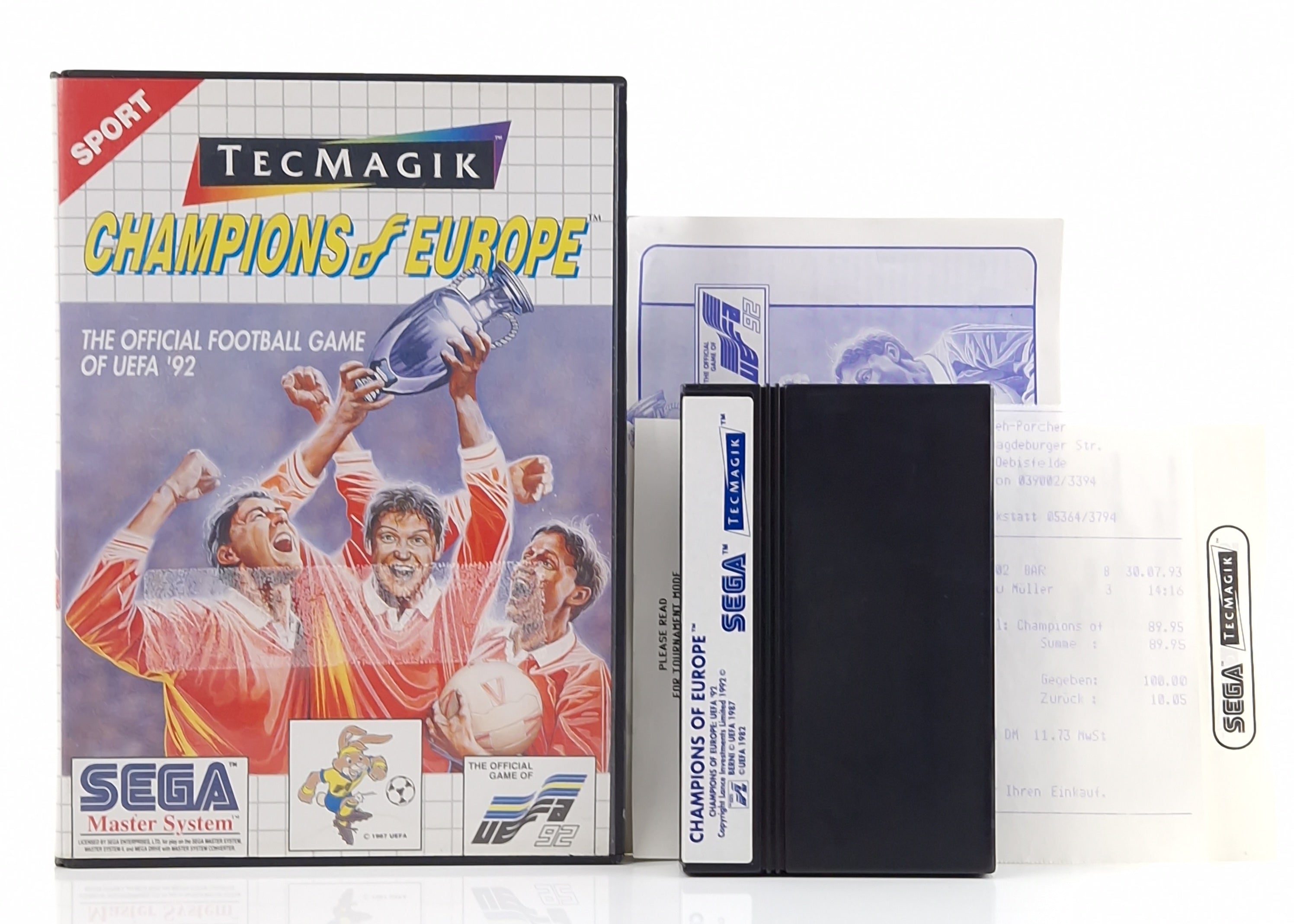 Sega Master System Spiel – Champions of Europe Modul PAL OVP