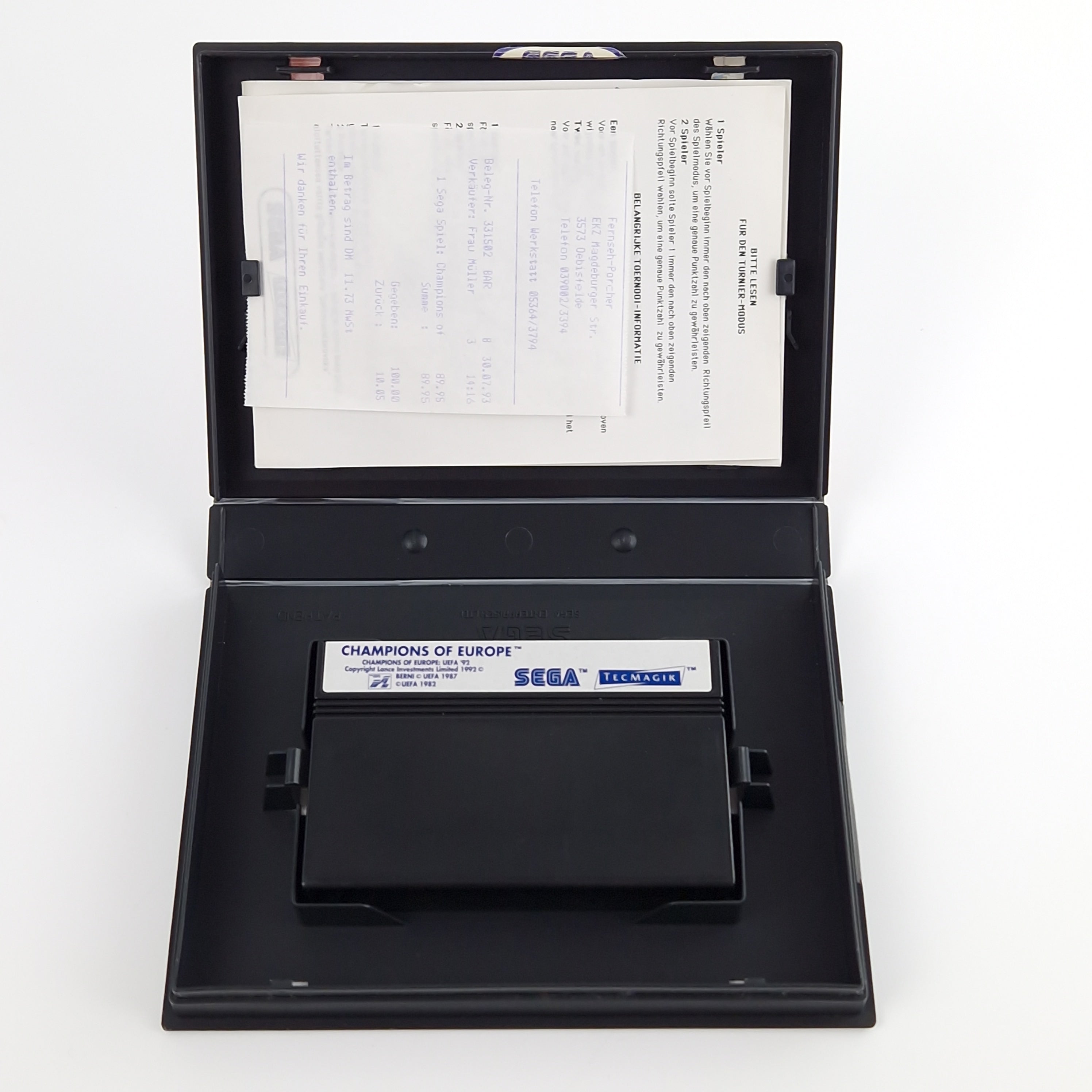 Sega Master System Spiel – Champions of Europe Modul PAL OVP