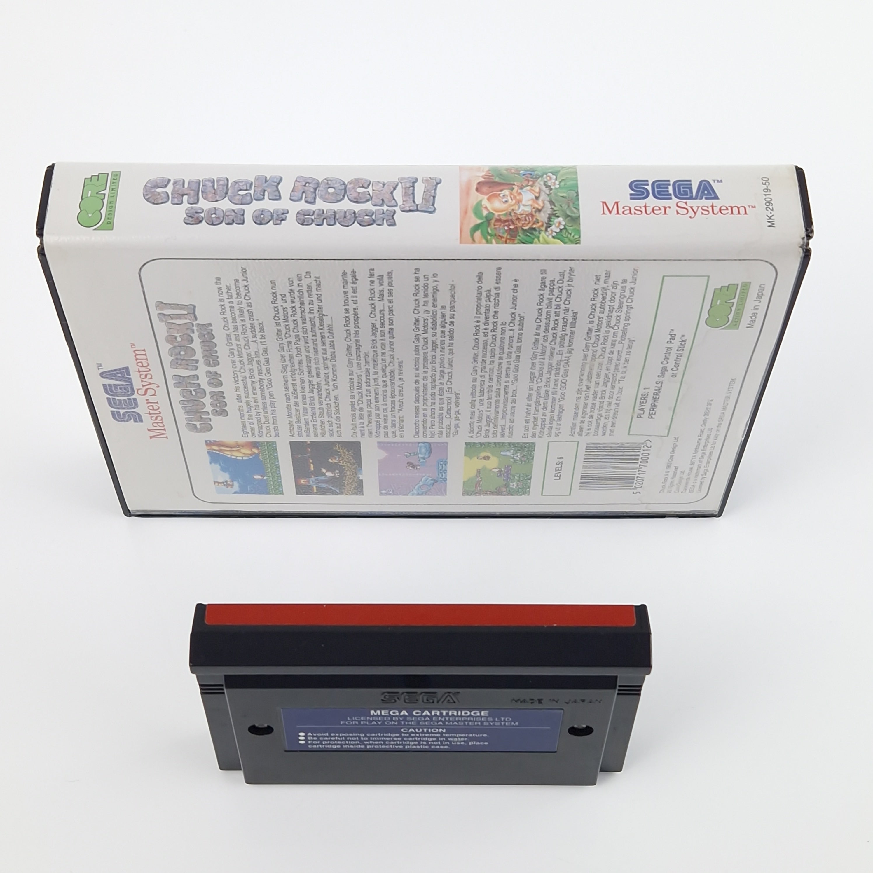 Sega Master System Spiel – Chuck Rock II Son of Chuck OVP PAL