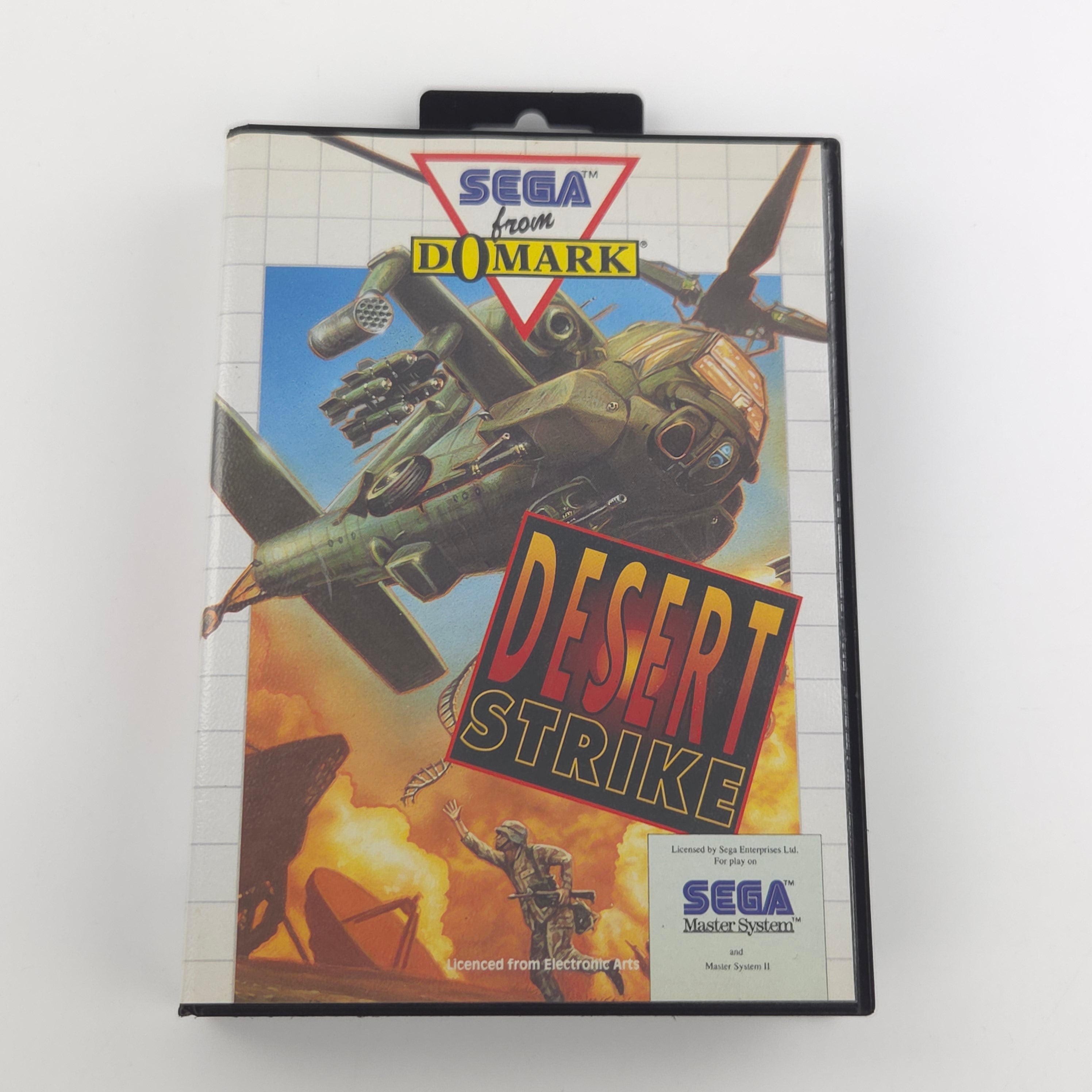 Master System Spiel Desert Strike OVP PAL EUR Domark