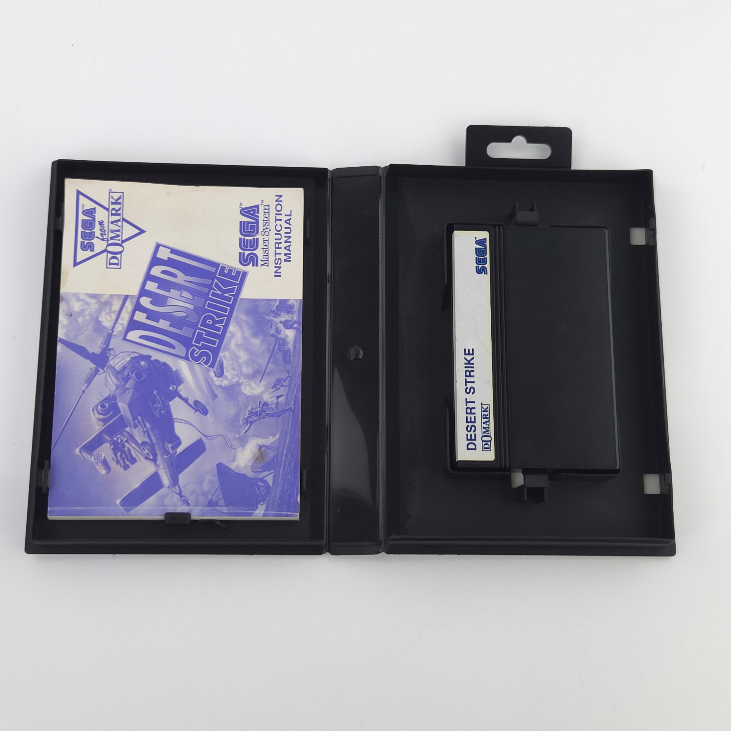 Master System Spiel Desert Strike OVP PAL EUR Domark