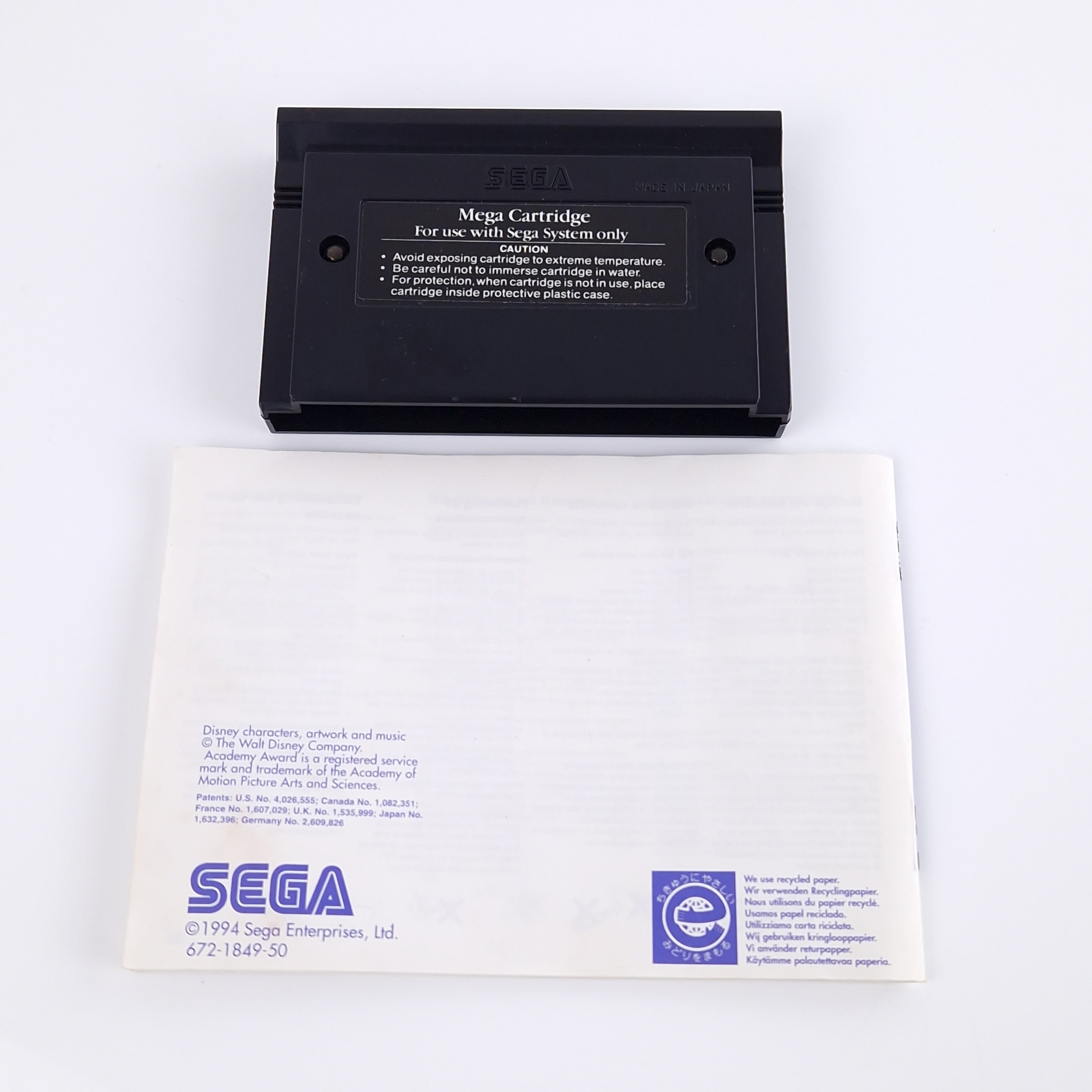 Sega Master System Spiel – Disneys Aladdin (OVP PAL)