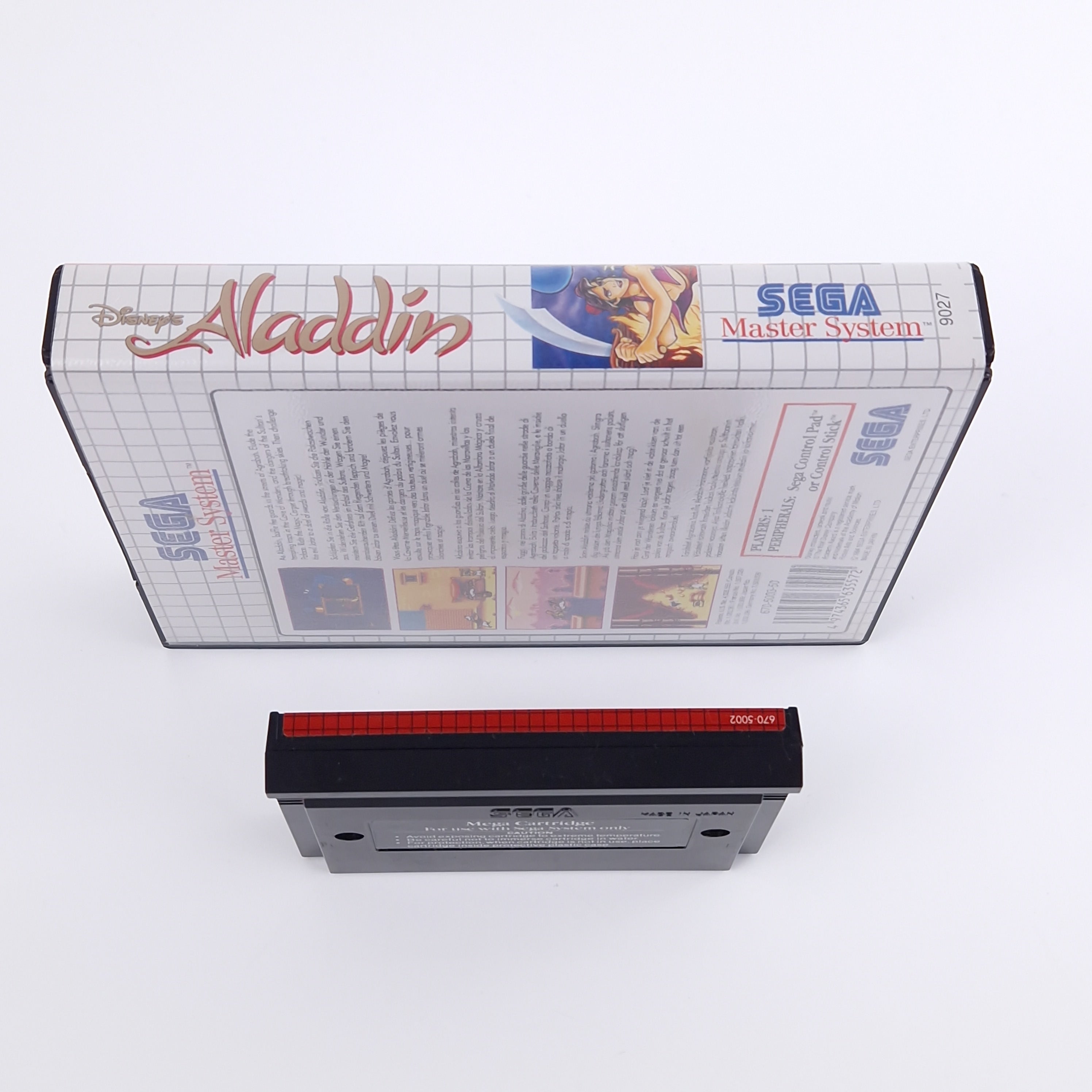 Sega Master System Spiel – Disneys Aladdin (OVP PAL)
