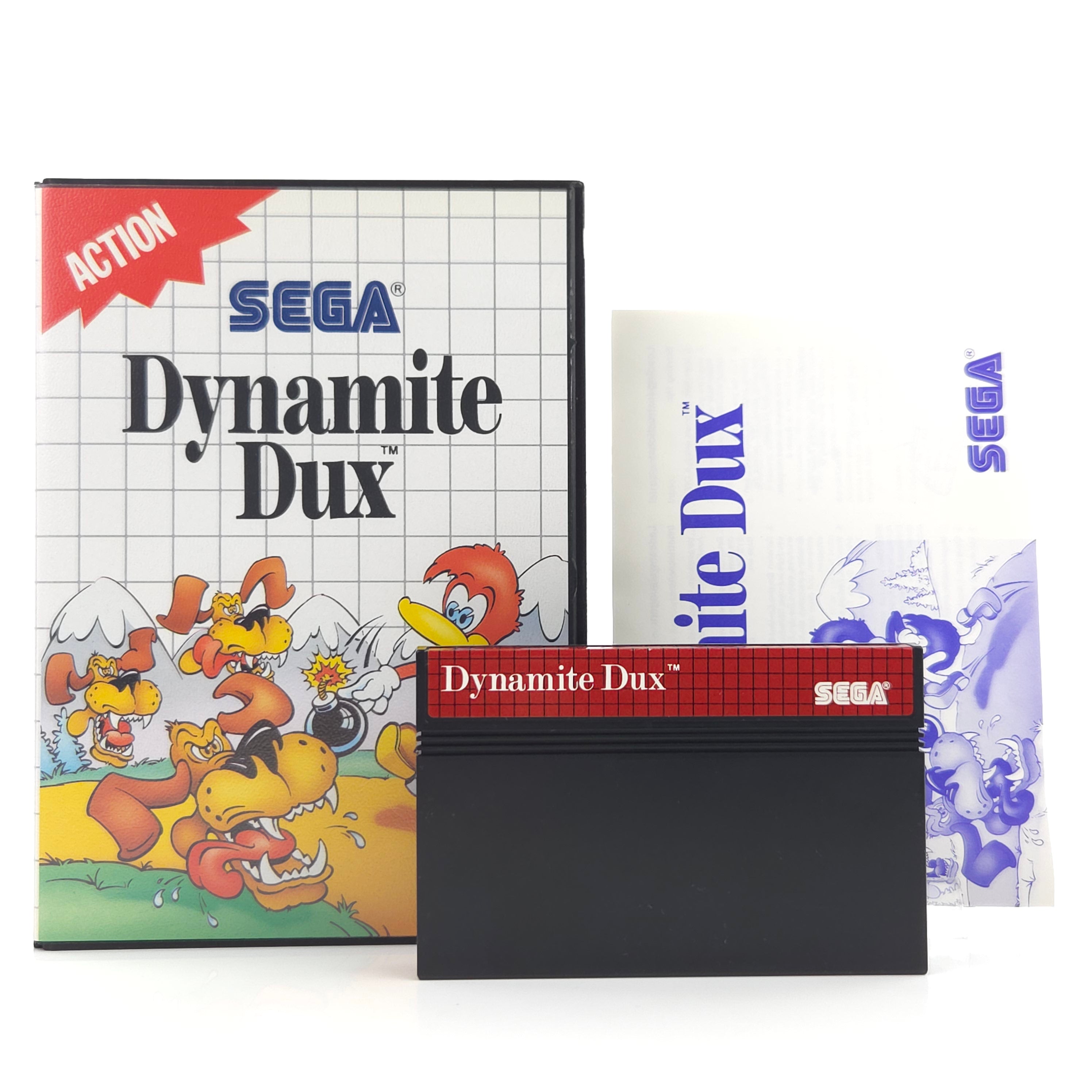 Sega Master System Spiel Dynamite Dux MS Modul OVP PAL