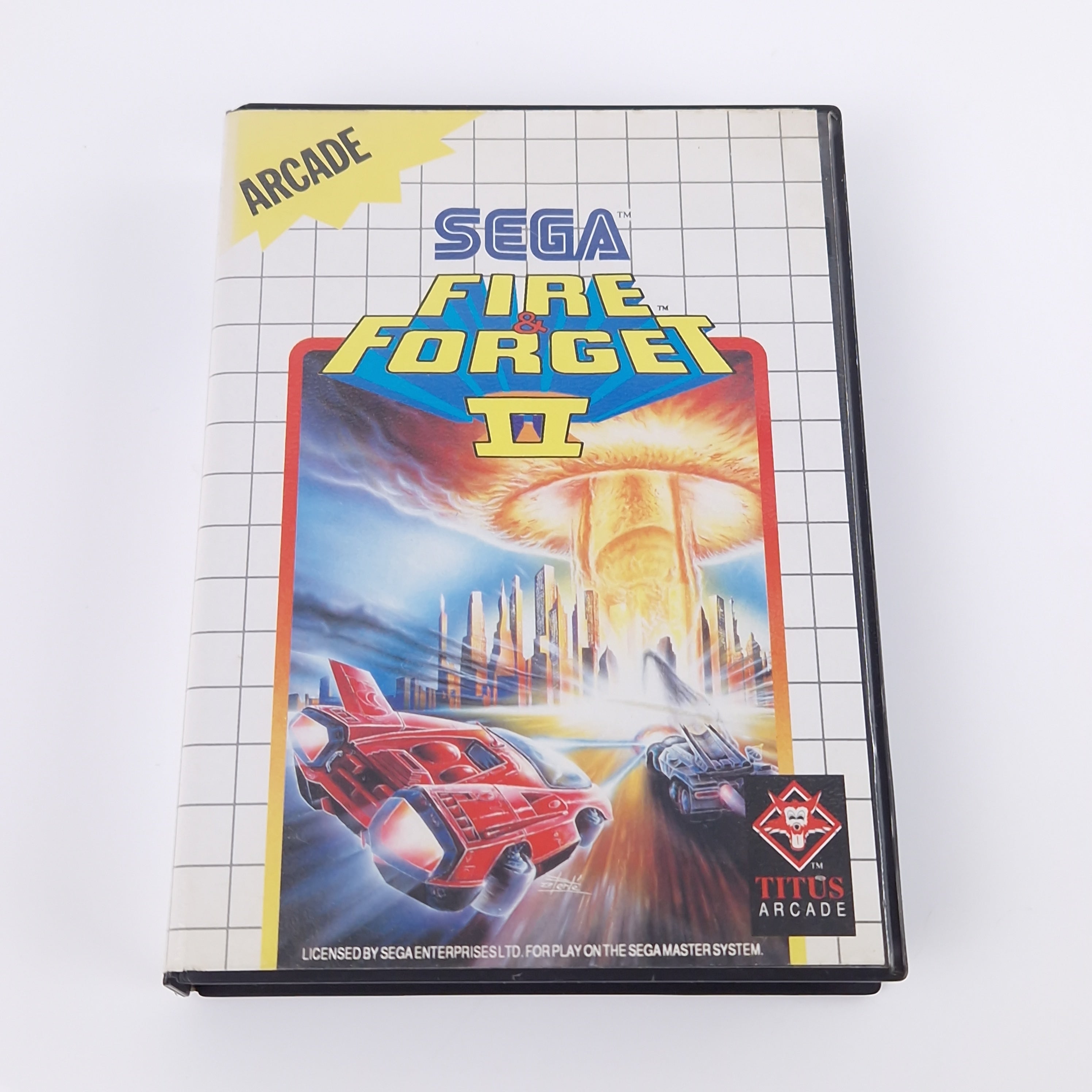 Sega Master System Spiel – Fire Forget II Modul OVP PAL