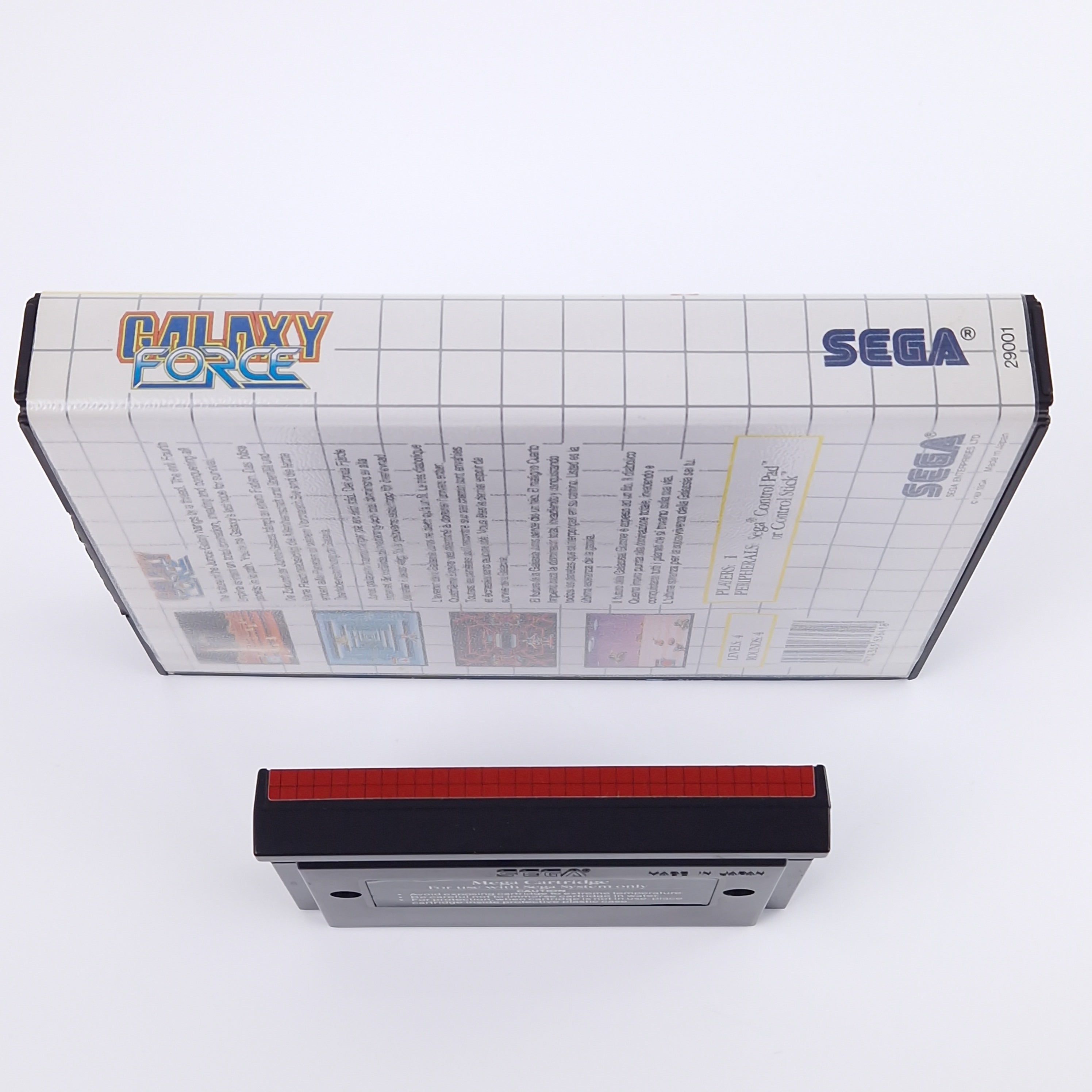 Sega Master System Spiel – Galaxy Force OVP PAL