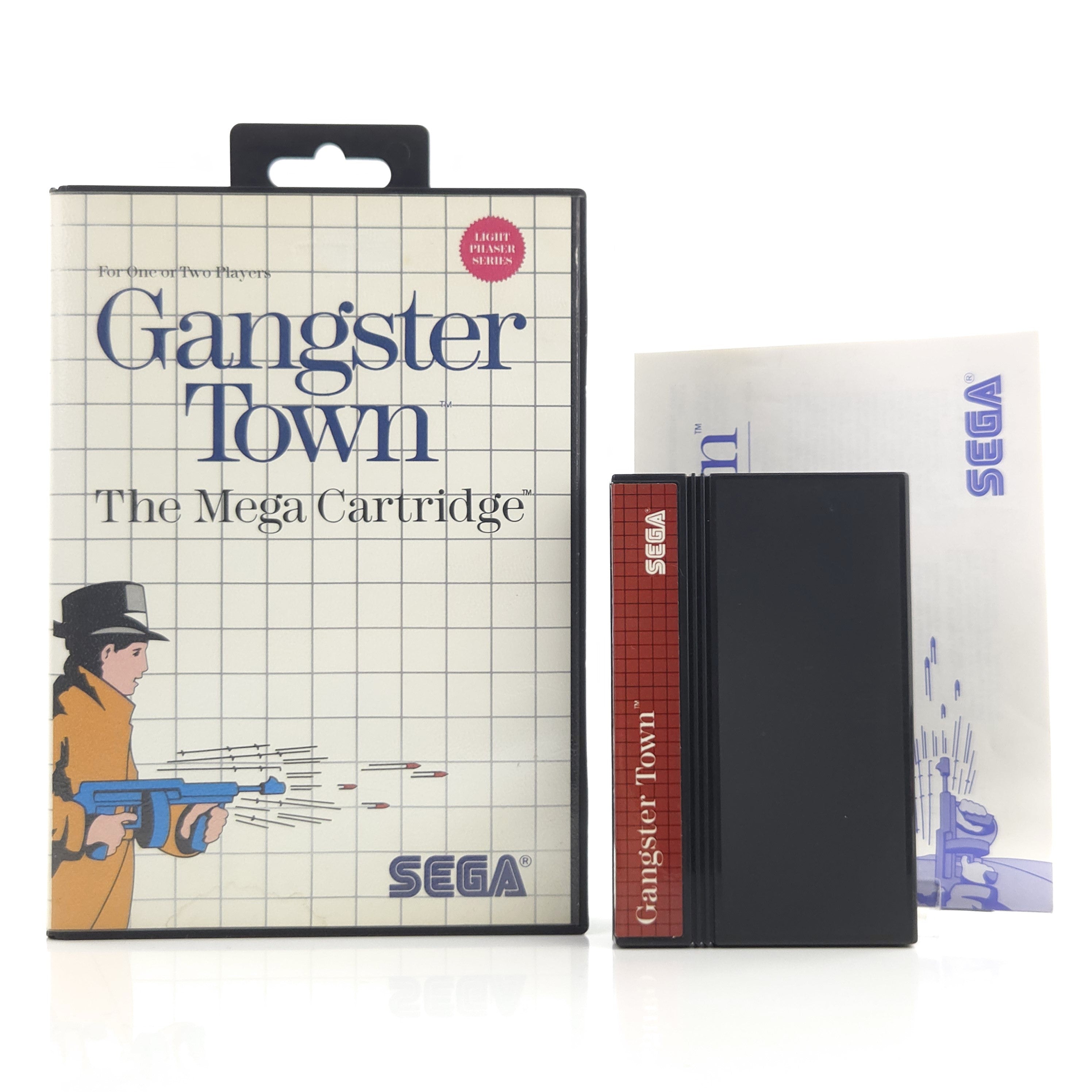 Master System Spiel Gangster Town MS OVP CIB PAL EUR