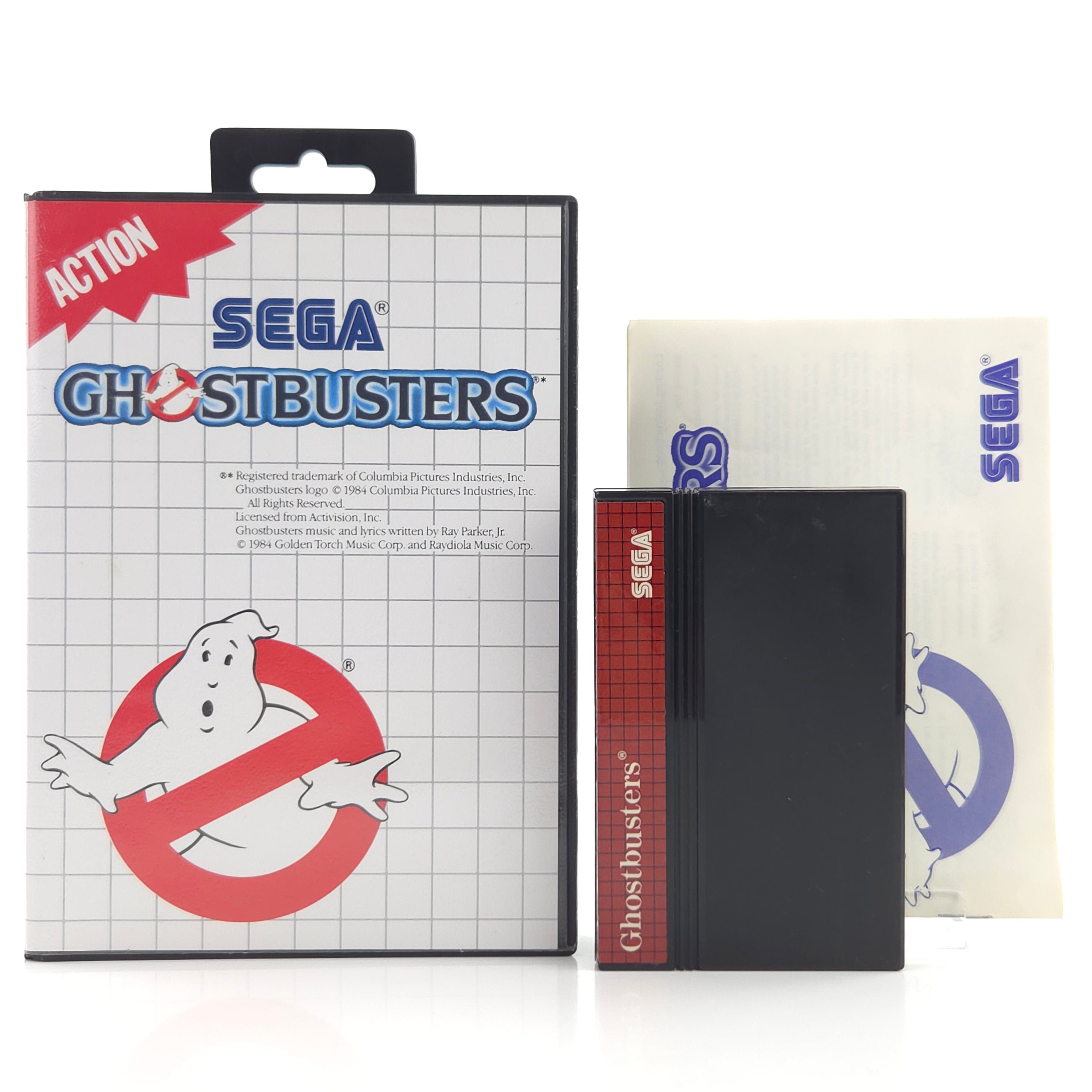 Sega Master System Spiel Ghostbusters MS Modul OVP PAL