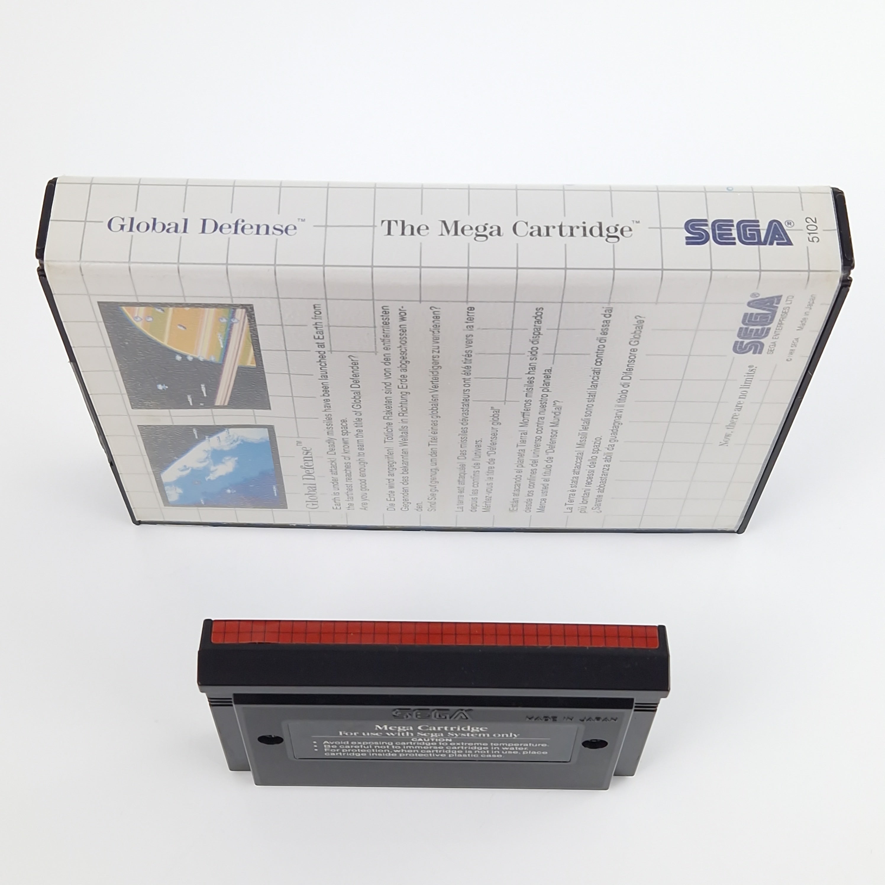 Sega Master System Spiel – Global Defense OVP PAL