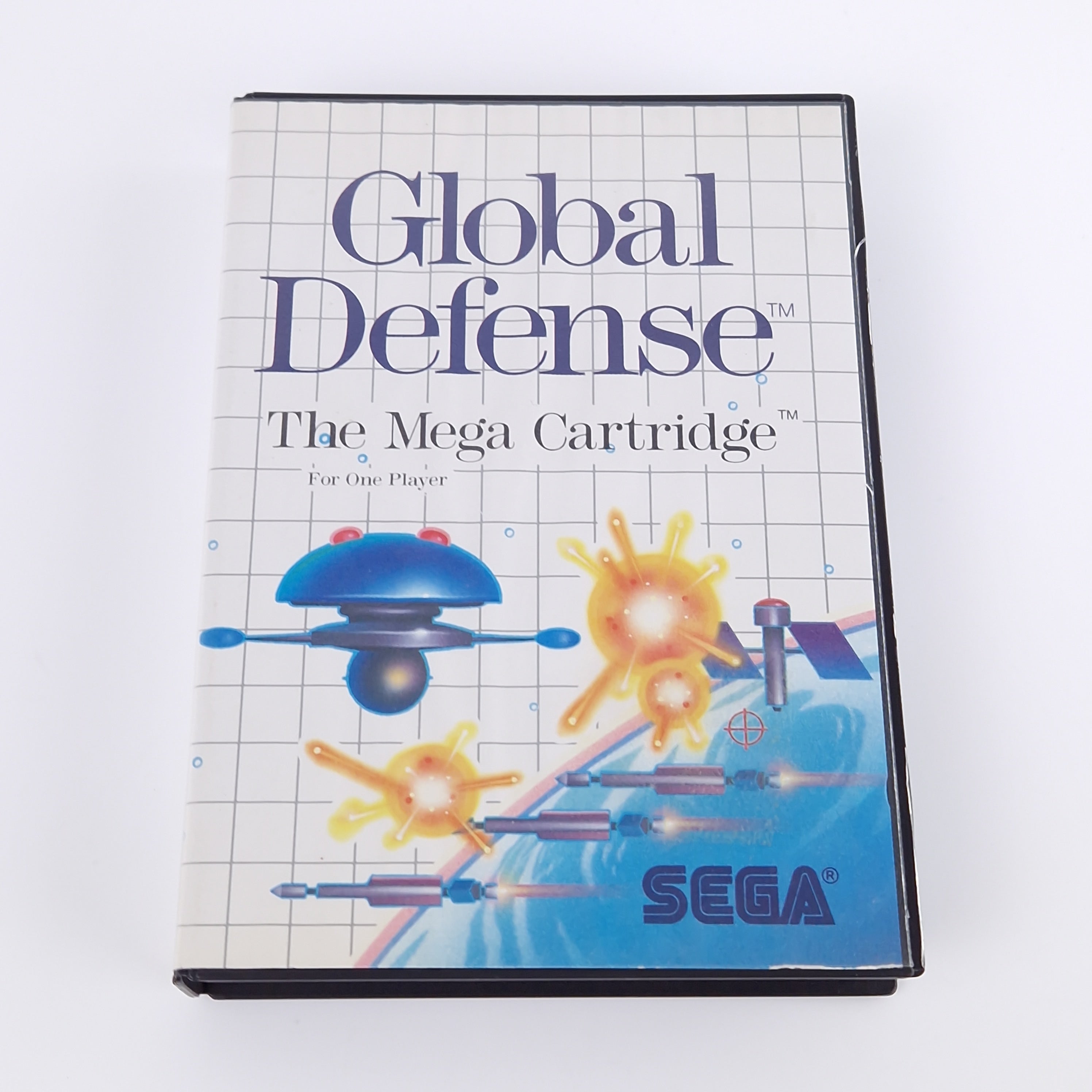 Sega Master System Spiel – Global Defense OVP PAL Modul
