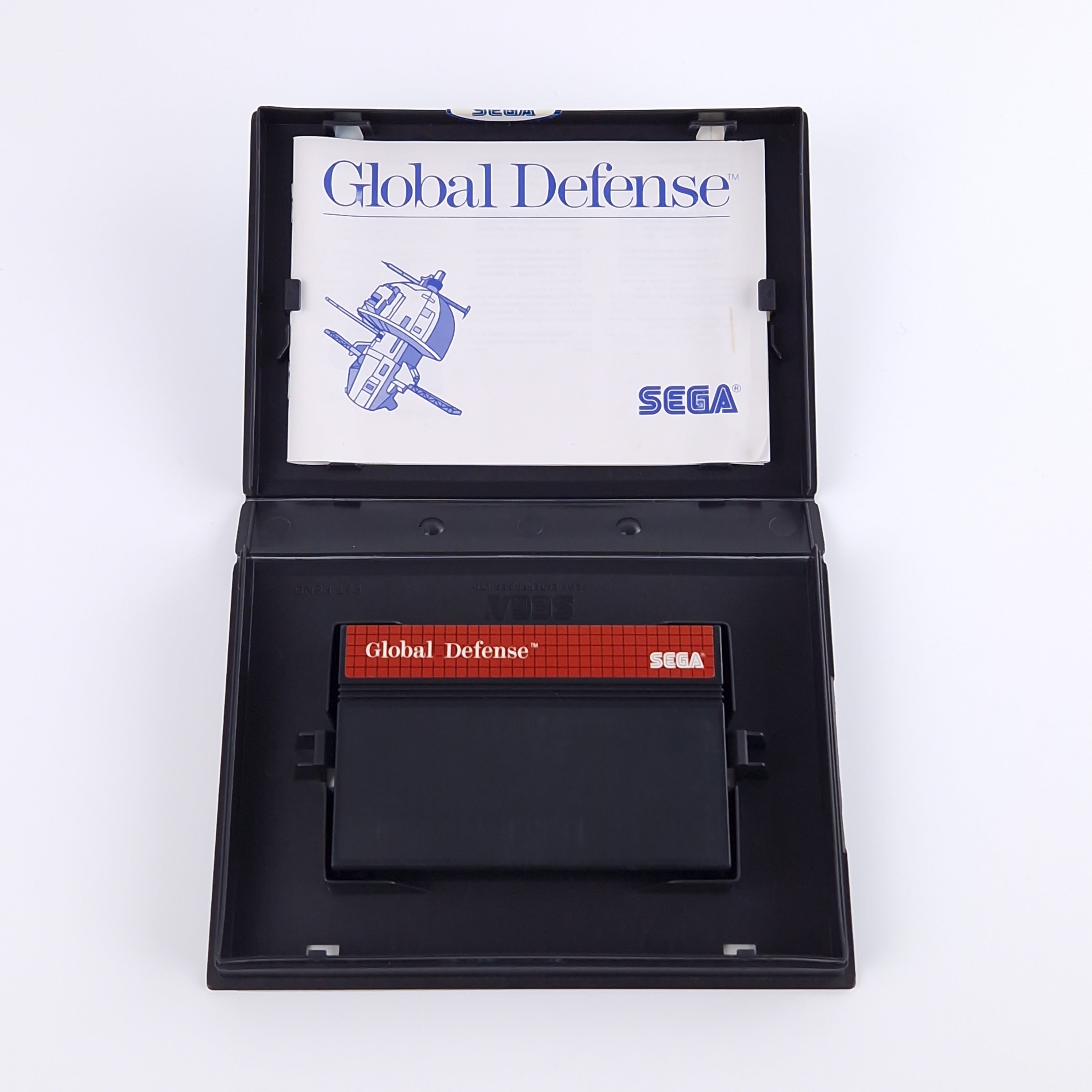 Sega Master System Spiel – Global Defense OVP PAL Modul