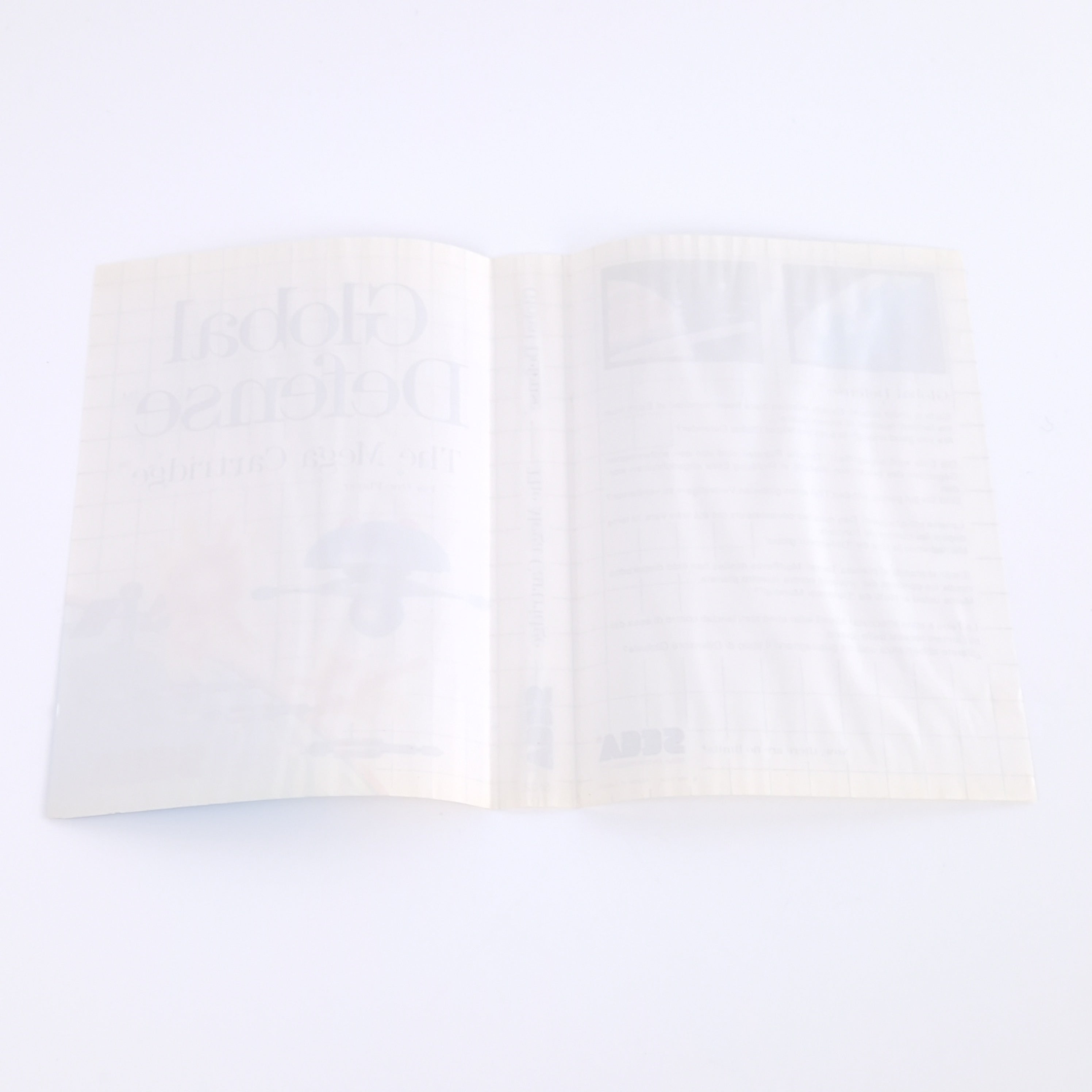 Sega Master System Spiel – Global Defense OVP PAL Modul