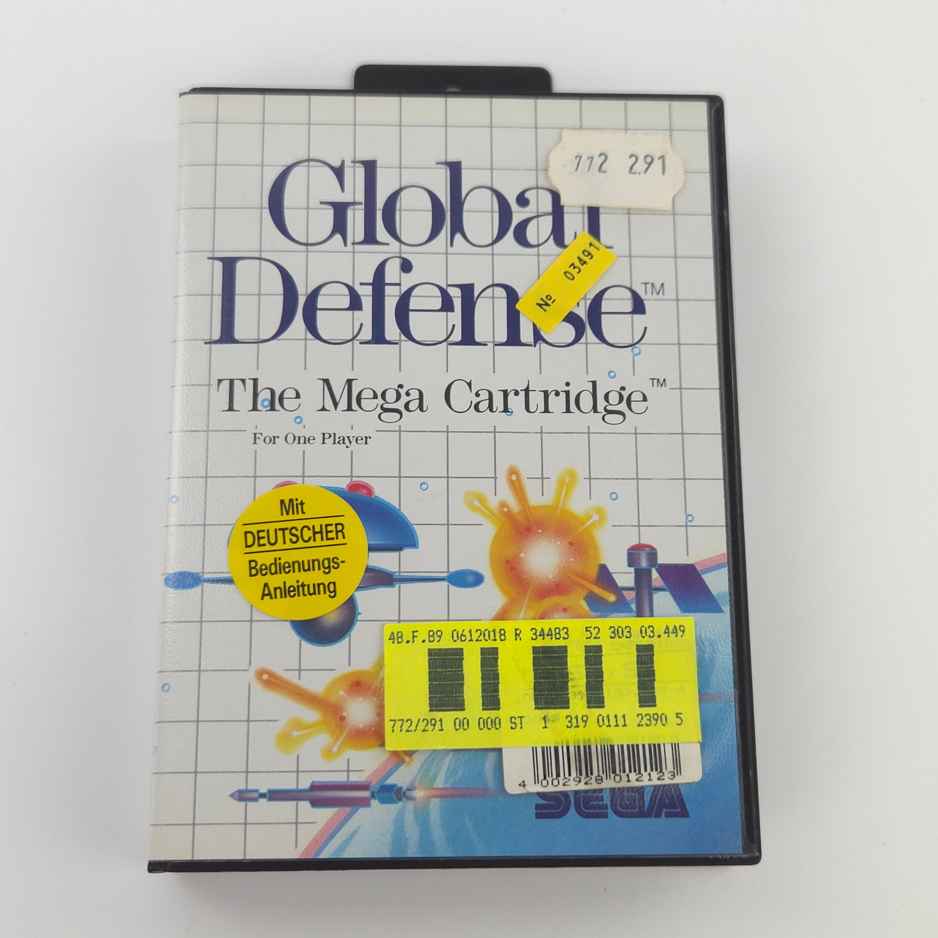 Sega Master System Spiel Global Defense MS OVP PAL EUR