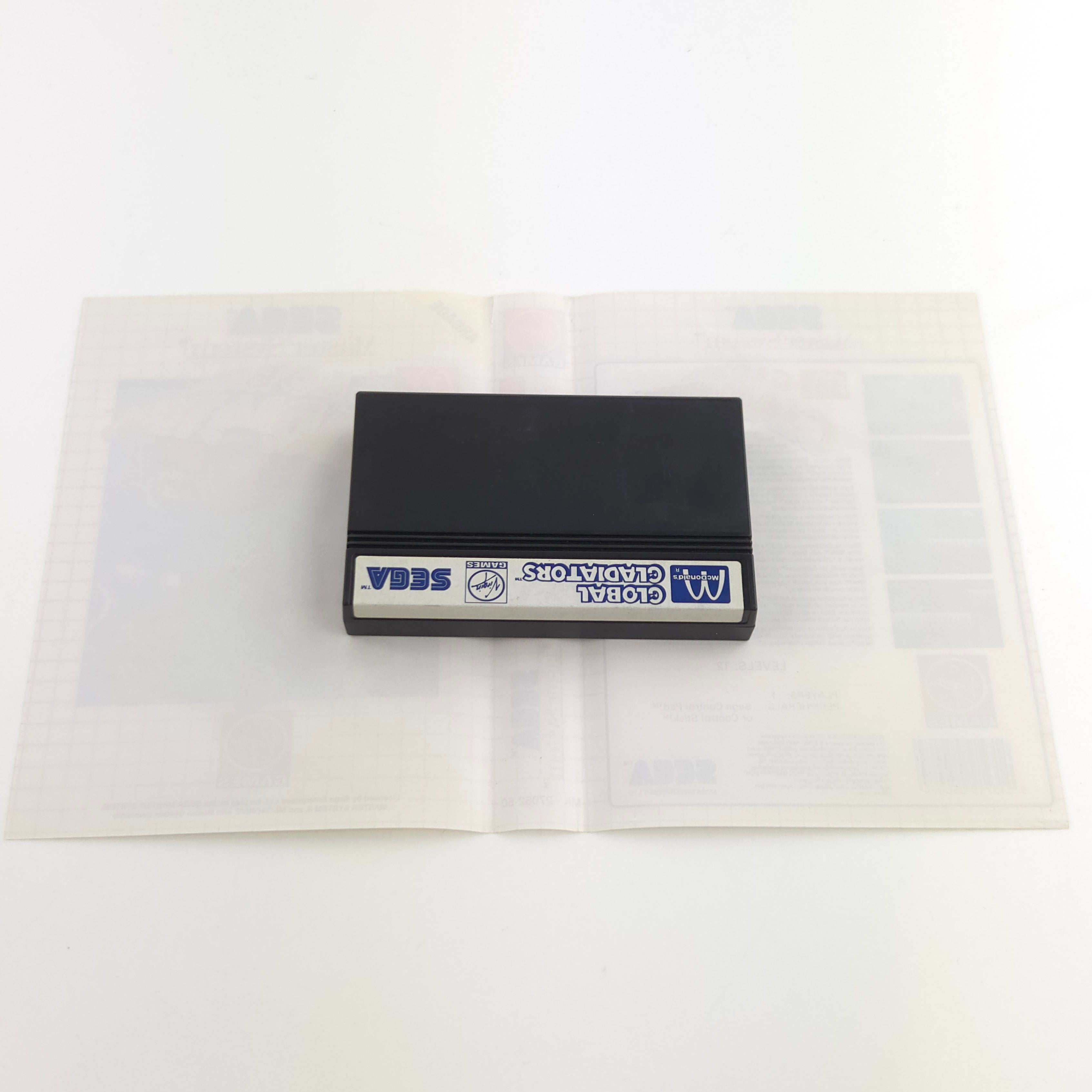 Sega Master System Spiel – Global Gladiator Modul OVP