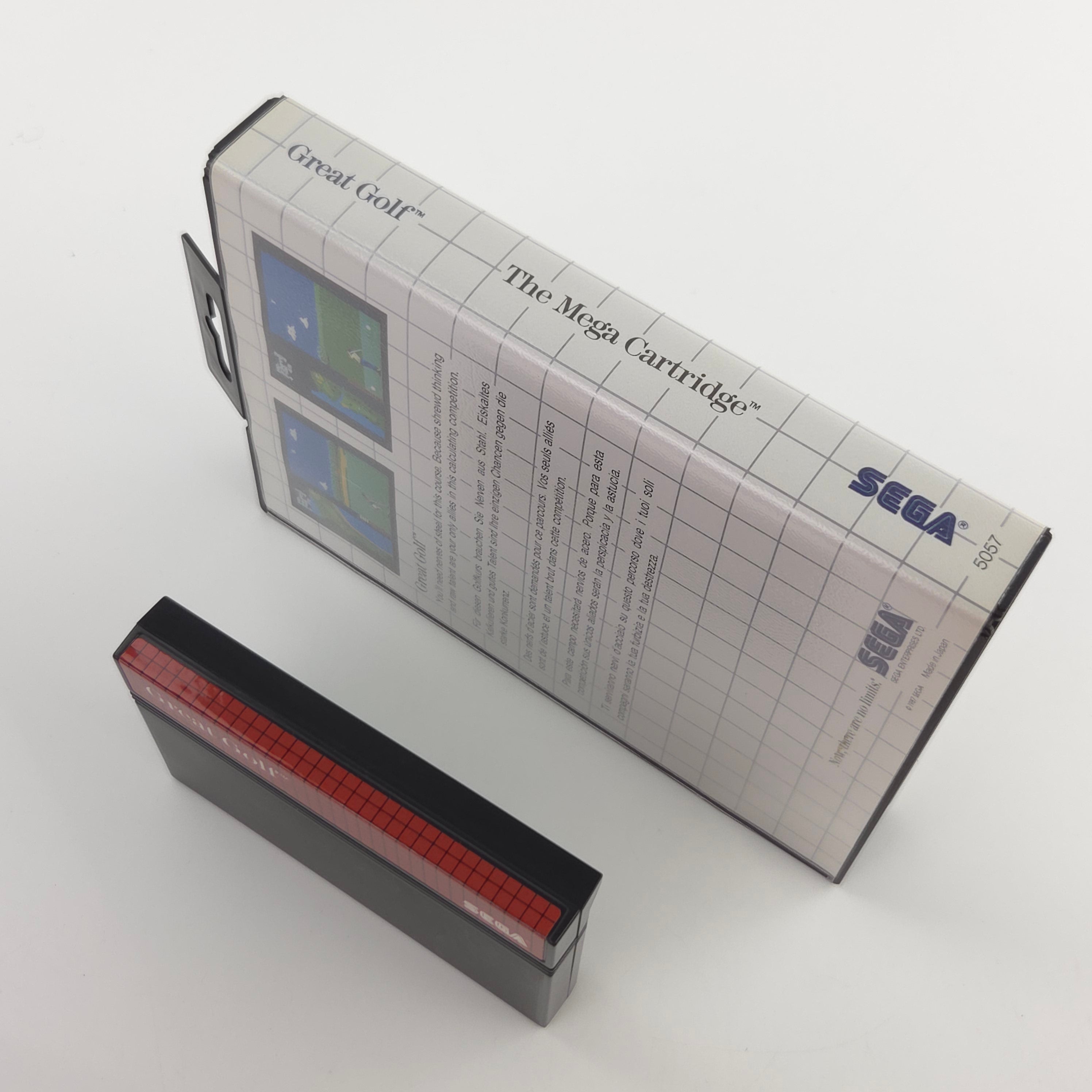 Sega Master System Spiel Great Golf MS Modul OVP PAL EUR