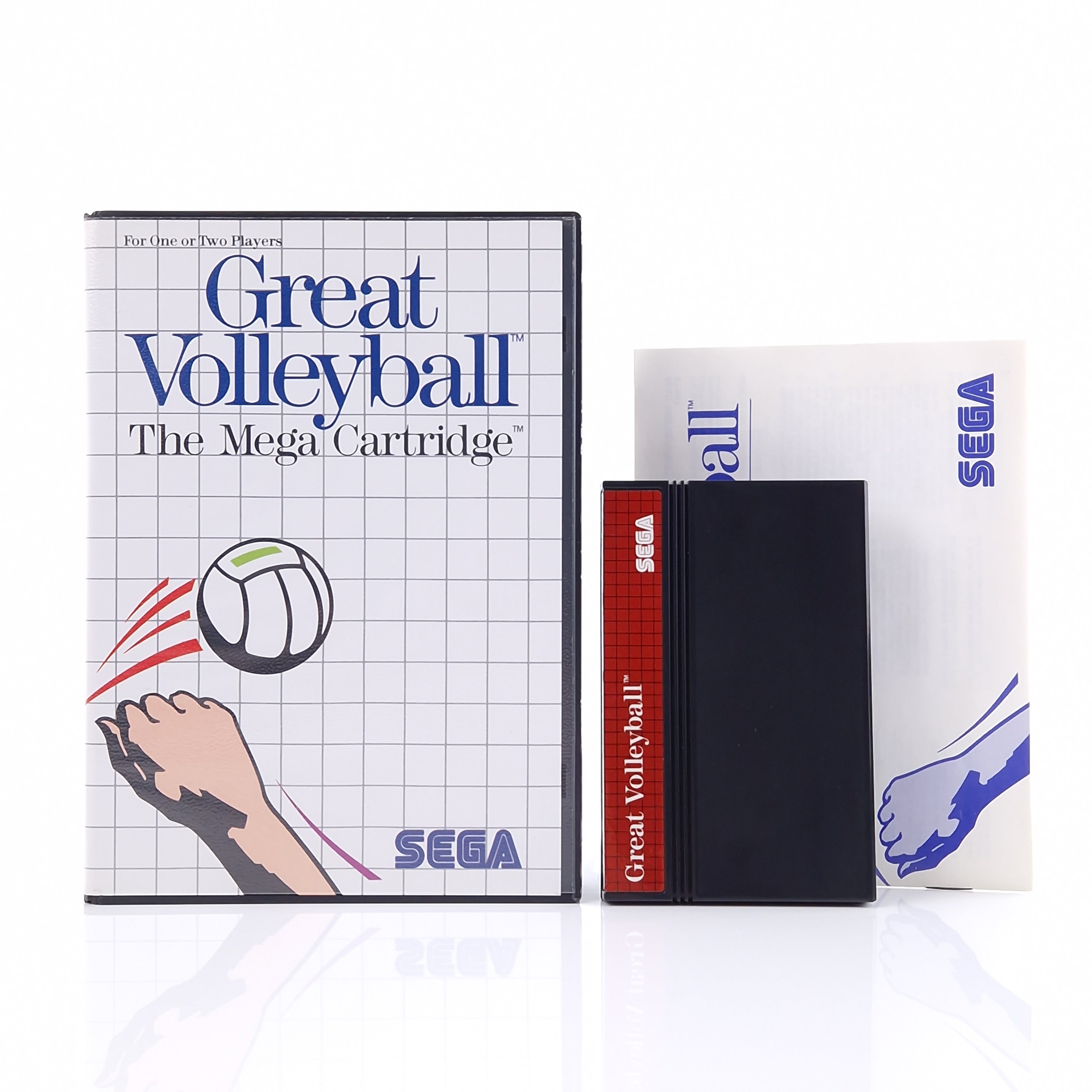 Sega Master System Spiel – Great Volleyball OVP PAL