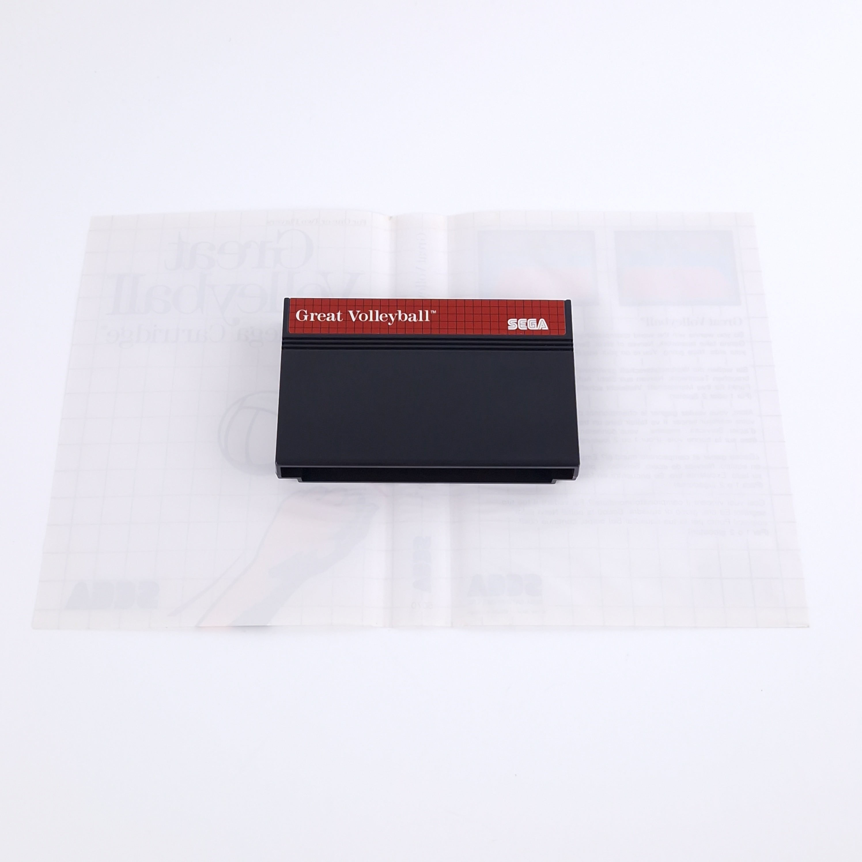Sega Master System Spiel – Great Volleyball OVP PAL