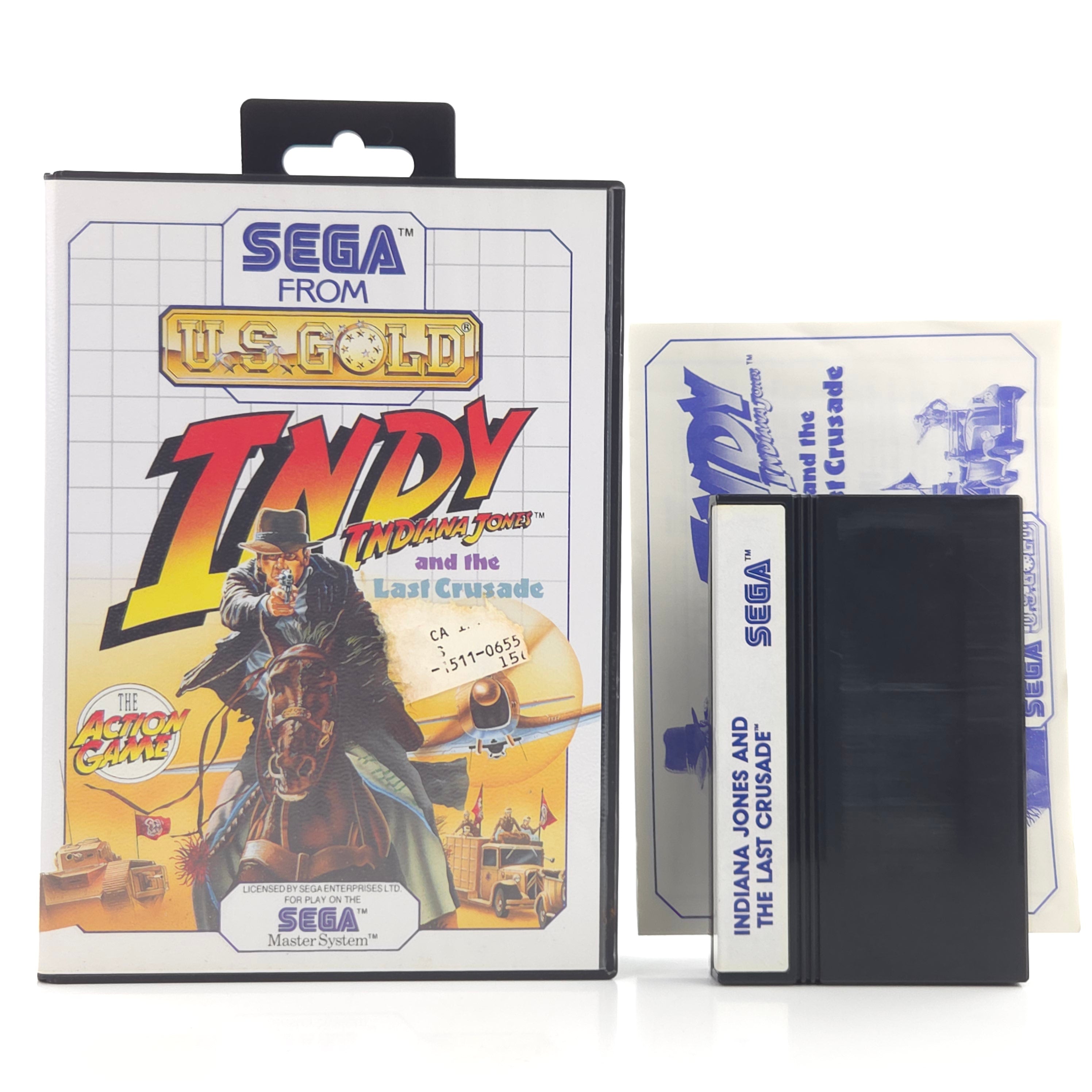 Sega Master System Spiel: INDY Indiana Jones and the Last Crusade (PAL EUR) OVP