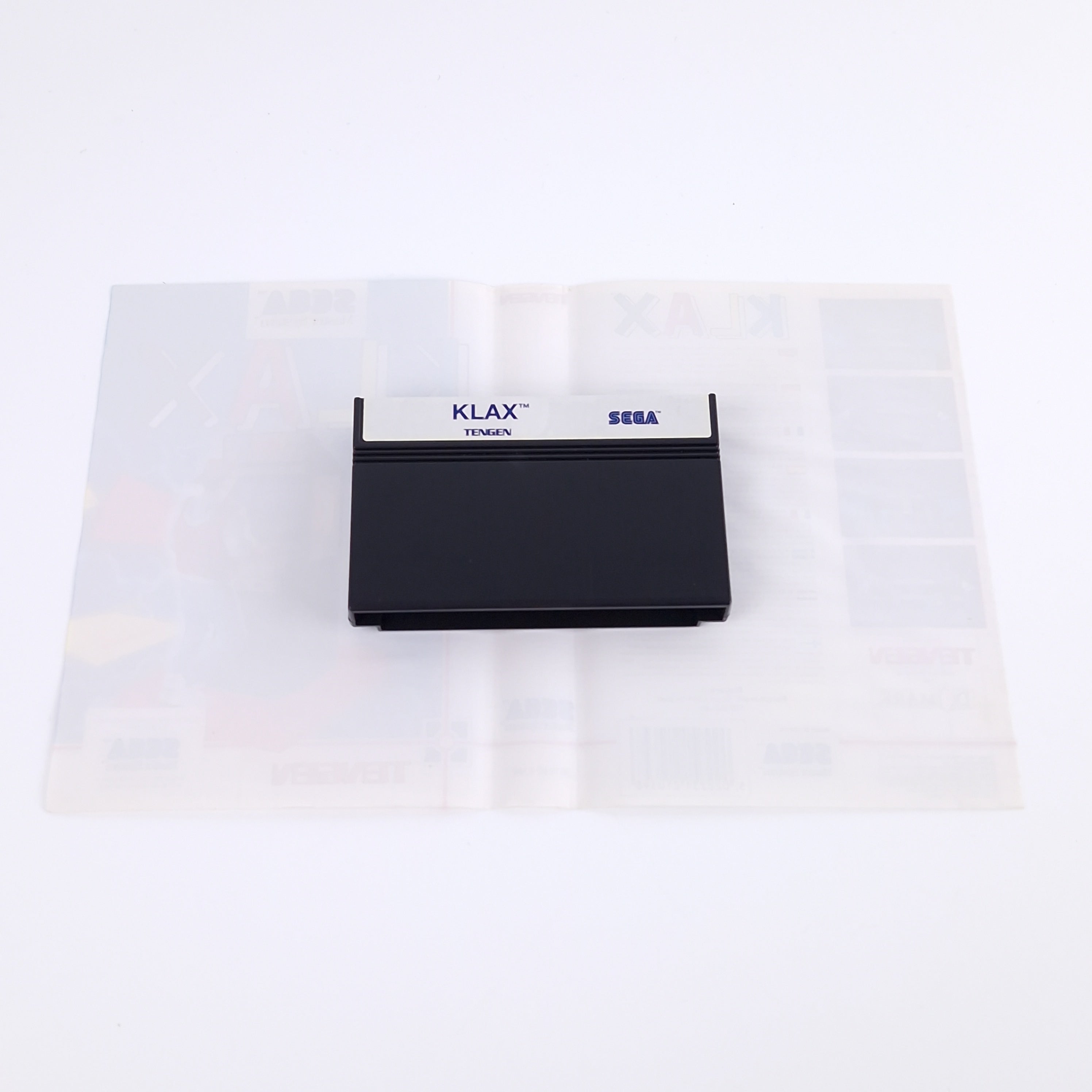 Sega Master System Spiel – Klax Modul OVP PAL Anleitung