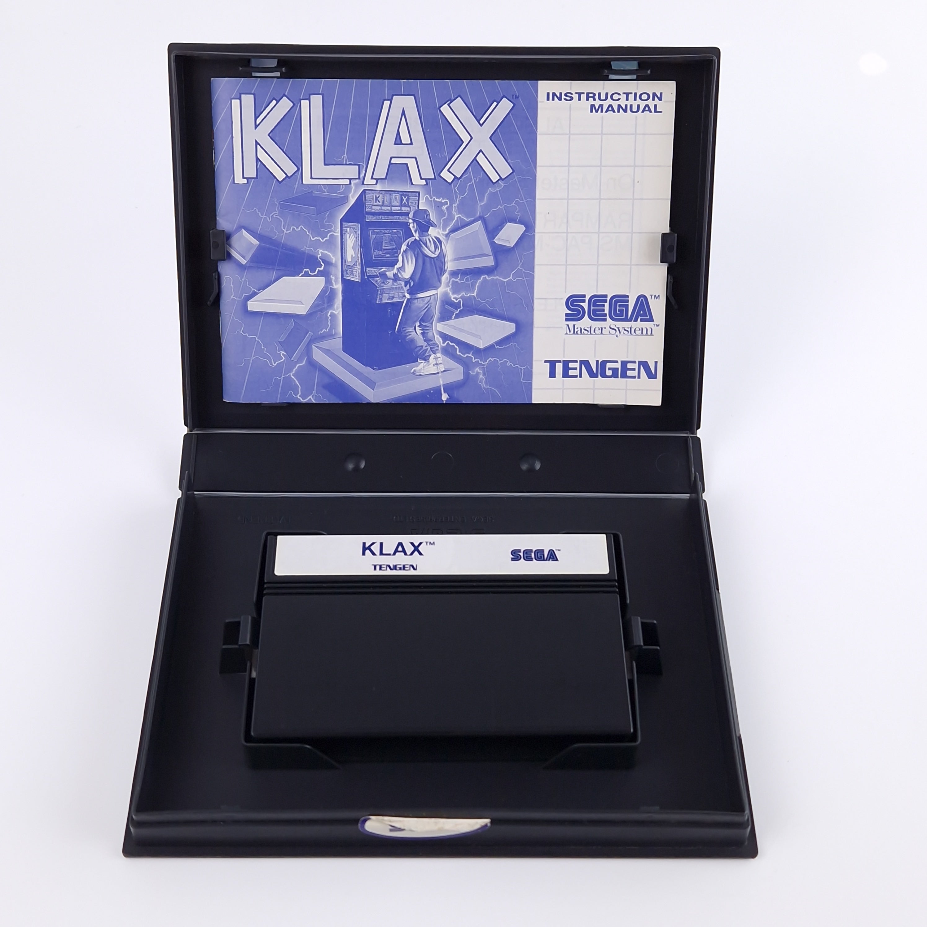 Sega Master System Spiel – Klax Modul OVP PAL Anleitung