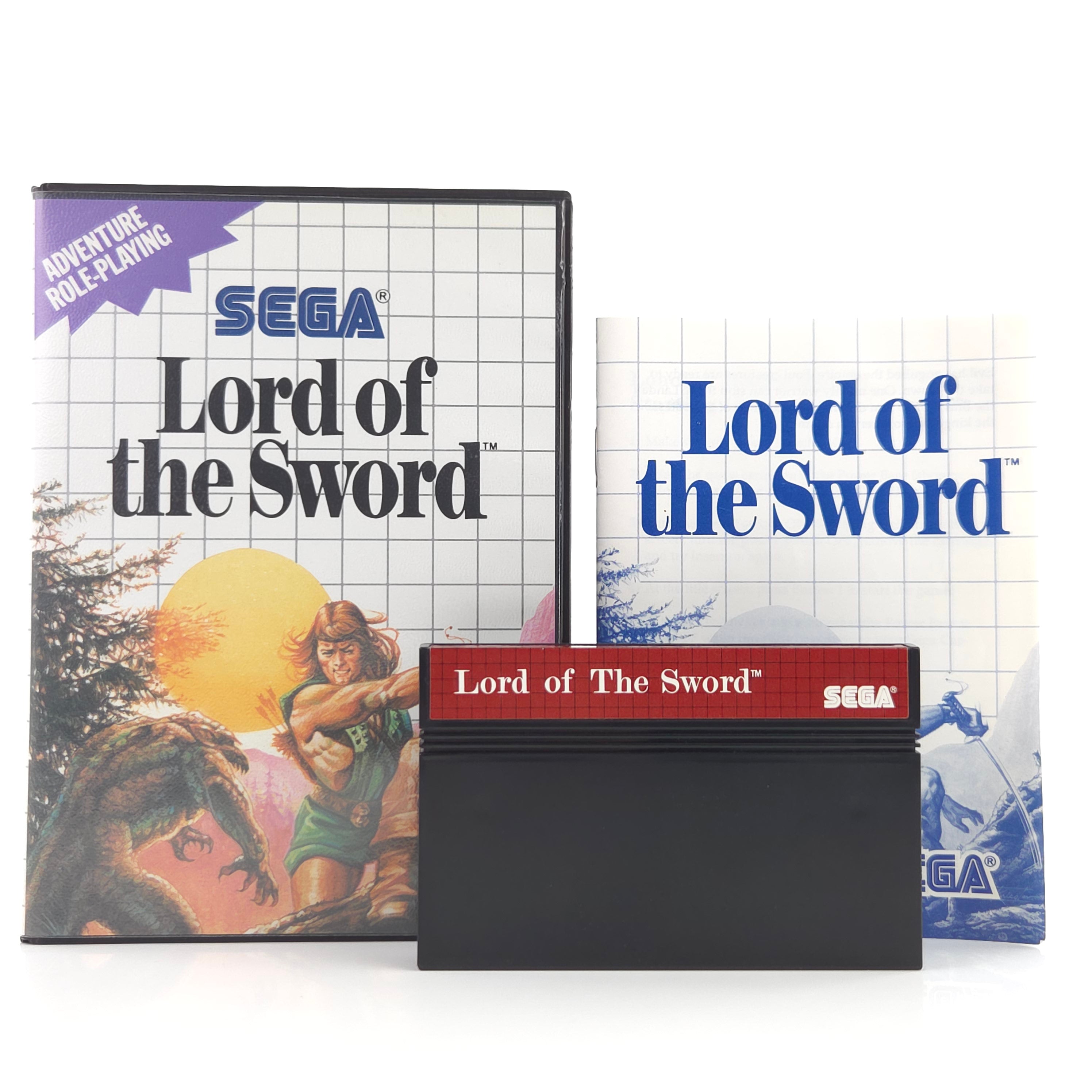 Sega Master System Spiel Lord of the Sword MS OVP PAL EUR