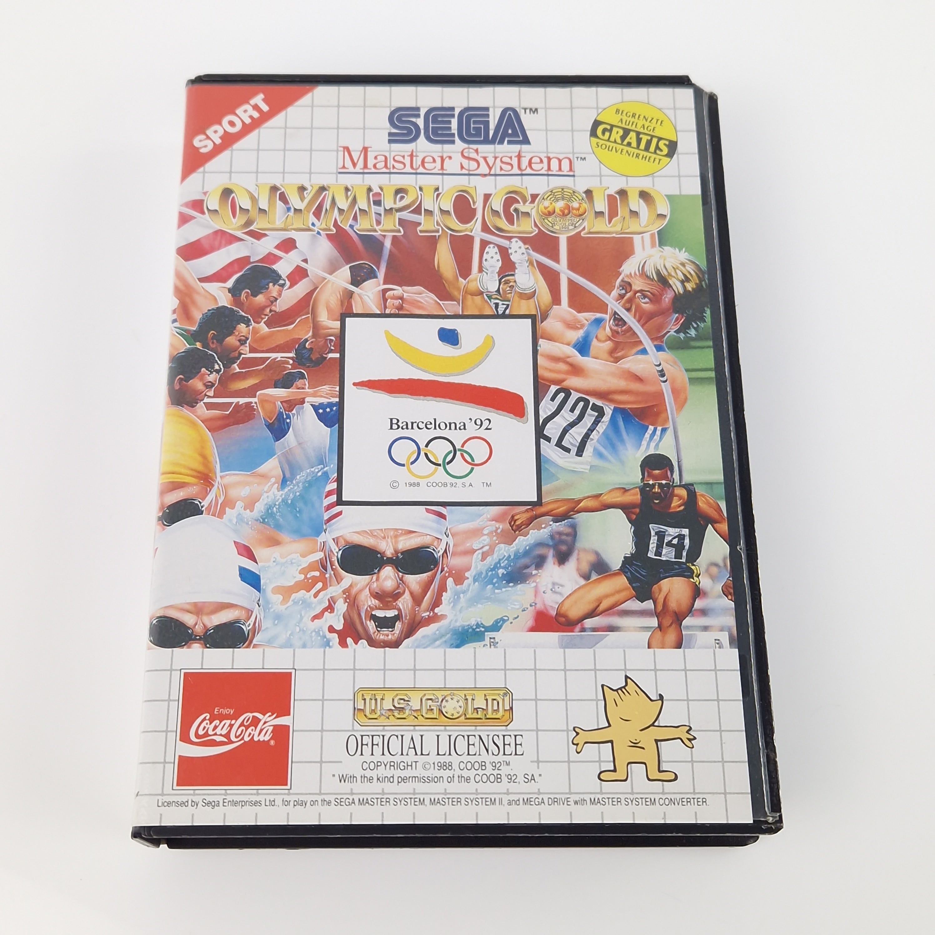 Sega Master System Spiel – Olympic Gold Barcelona 92 OVP PAL