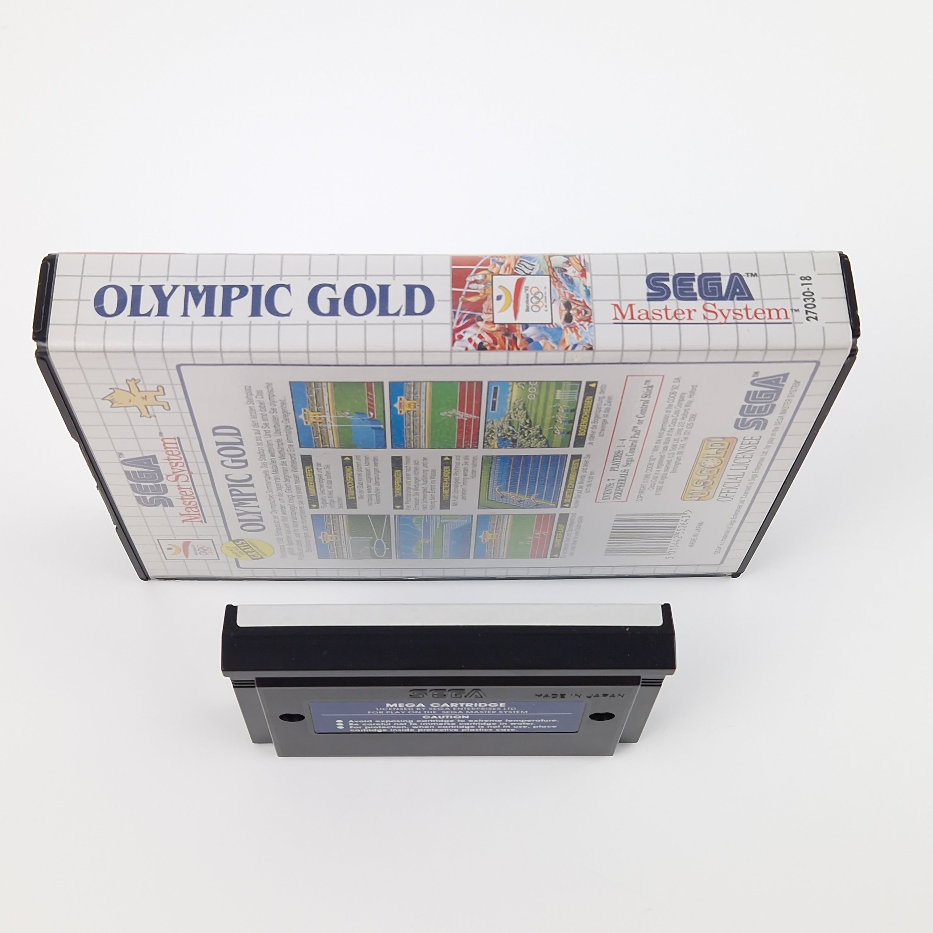 Sega Master System Spiel – Olympic Gold Barcelona 92 OVP PAL