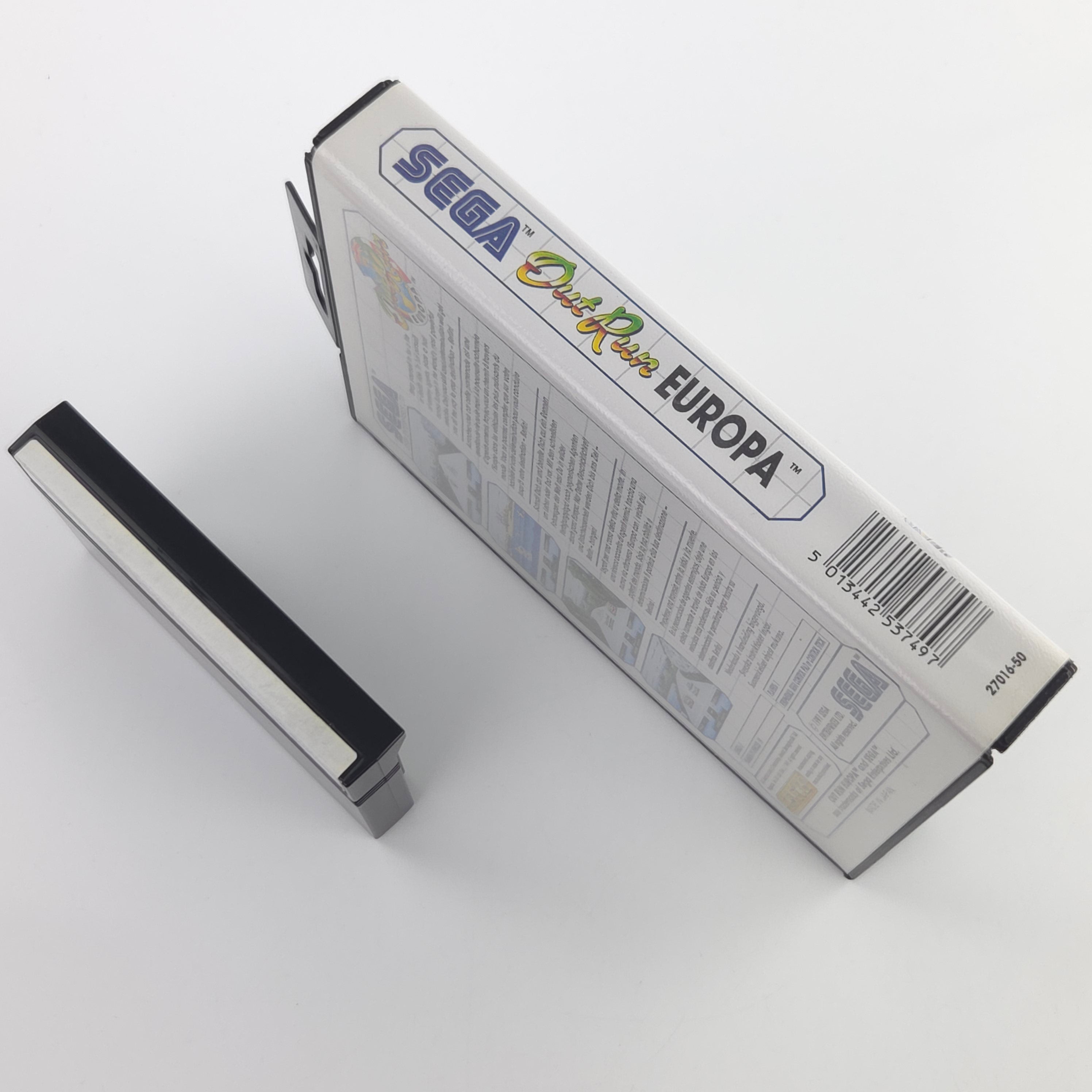 Sega Master System Spiel: Out Run Europa - Modul Anleitung OVP (PAL EUR)