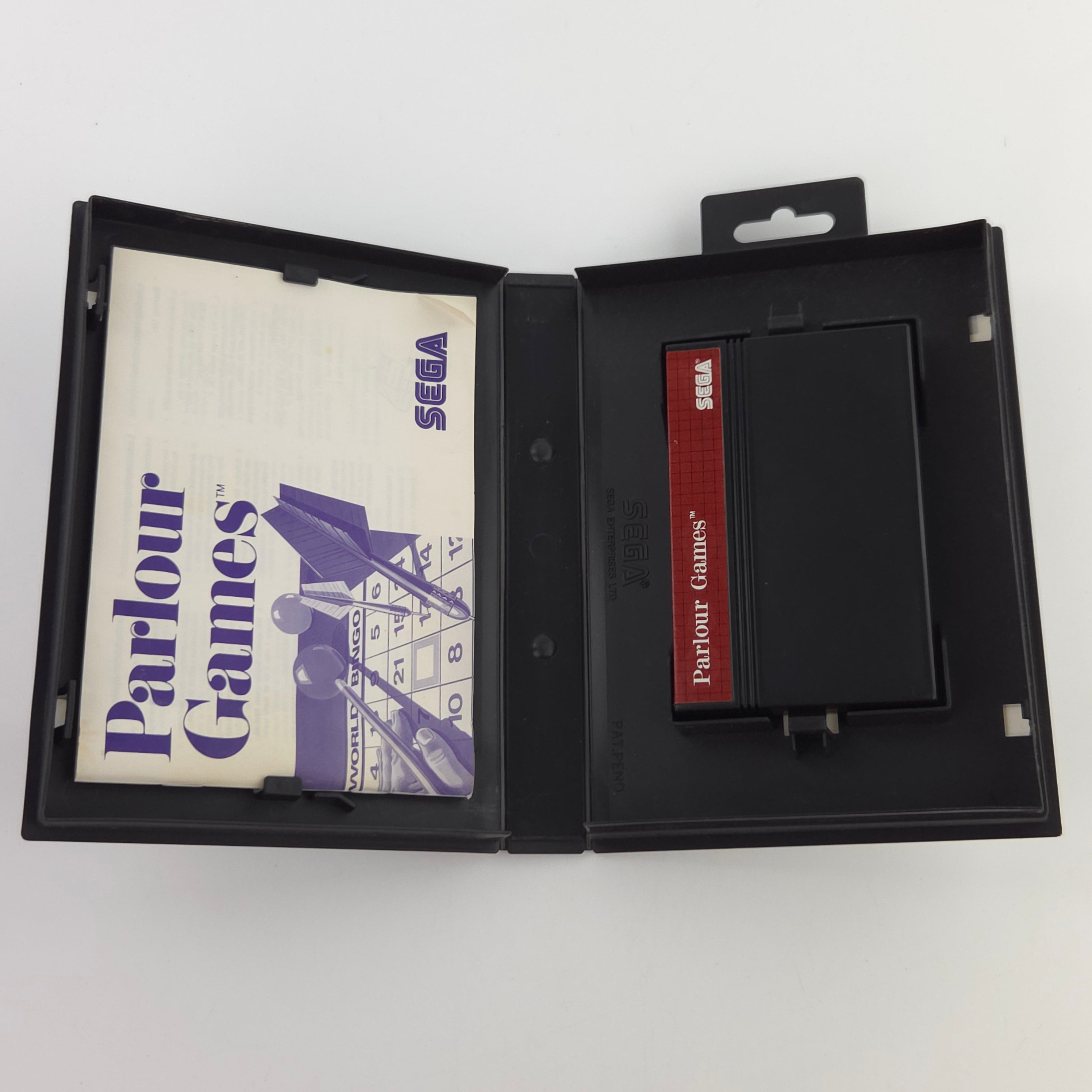 Sega Master System Spiel Parlour Games MS Modul OVP PAL