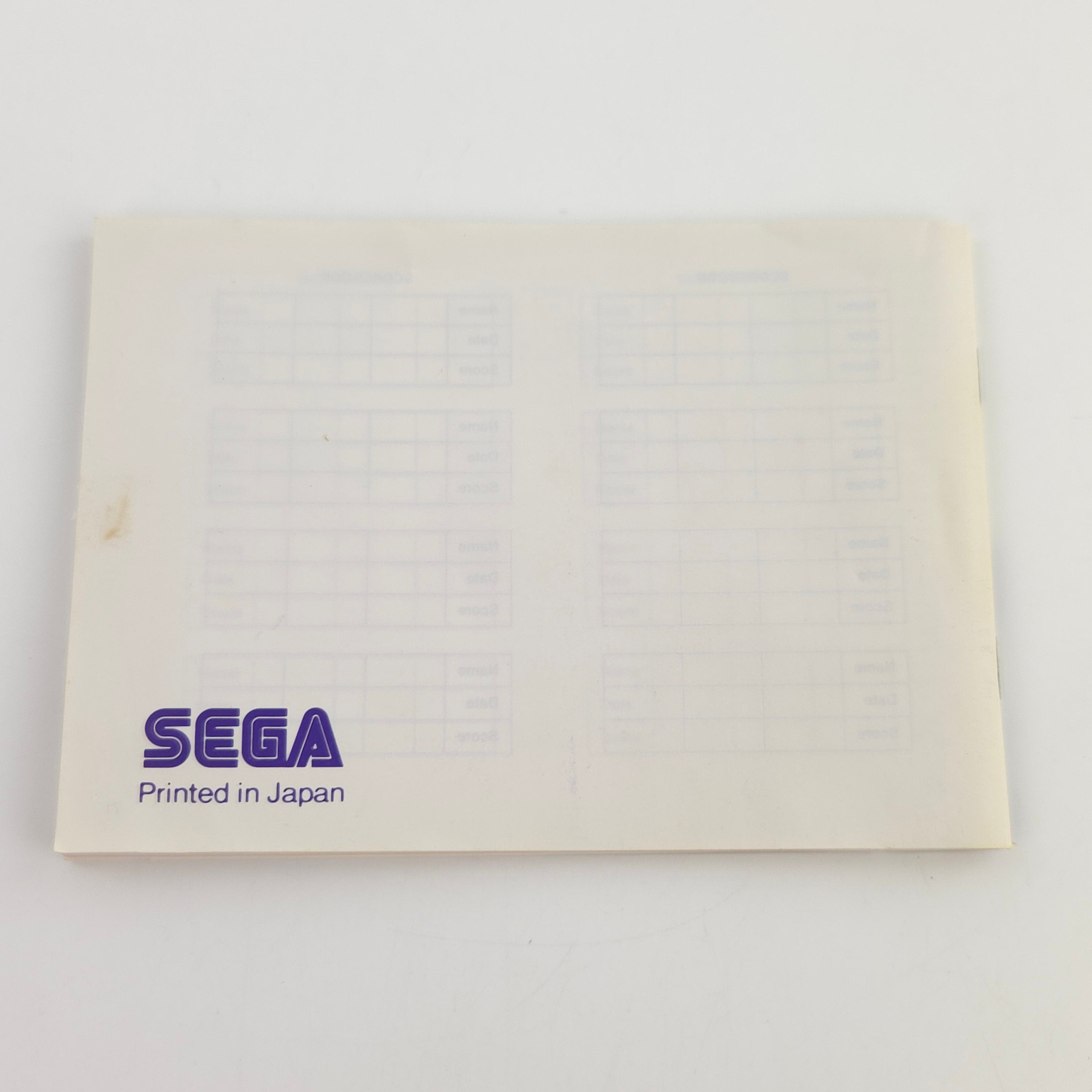 Sega Master System Spiel Parlour Games MS Modul OVP PAL