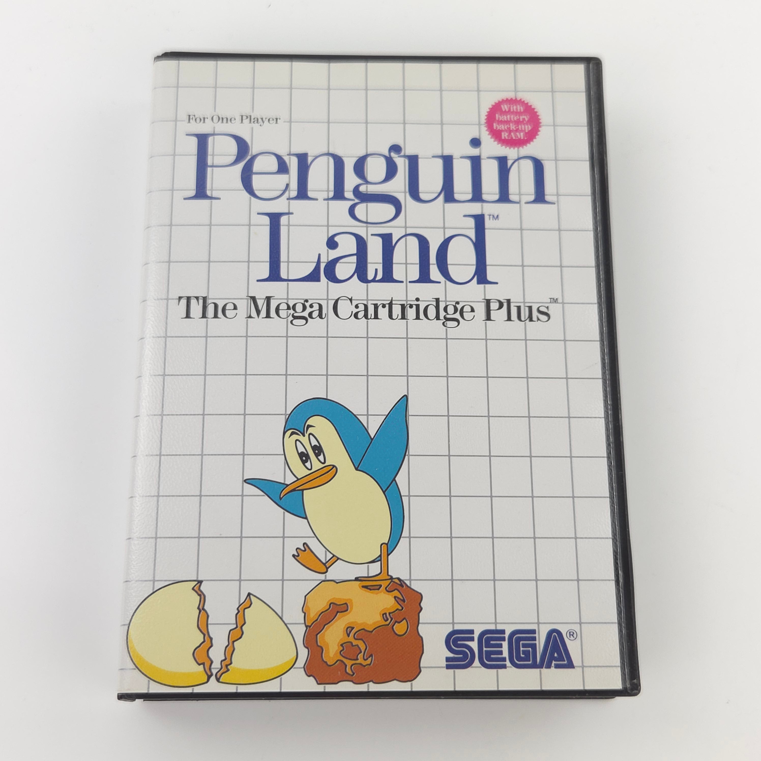Sega Master System Spiel Penguin Land Mega Cartridge OVP PAL