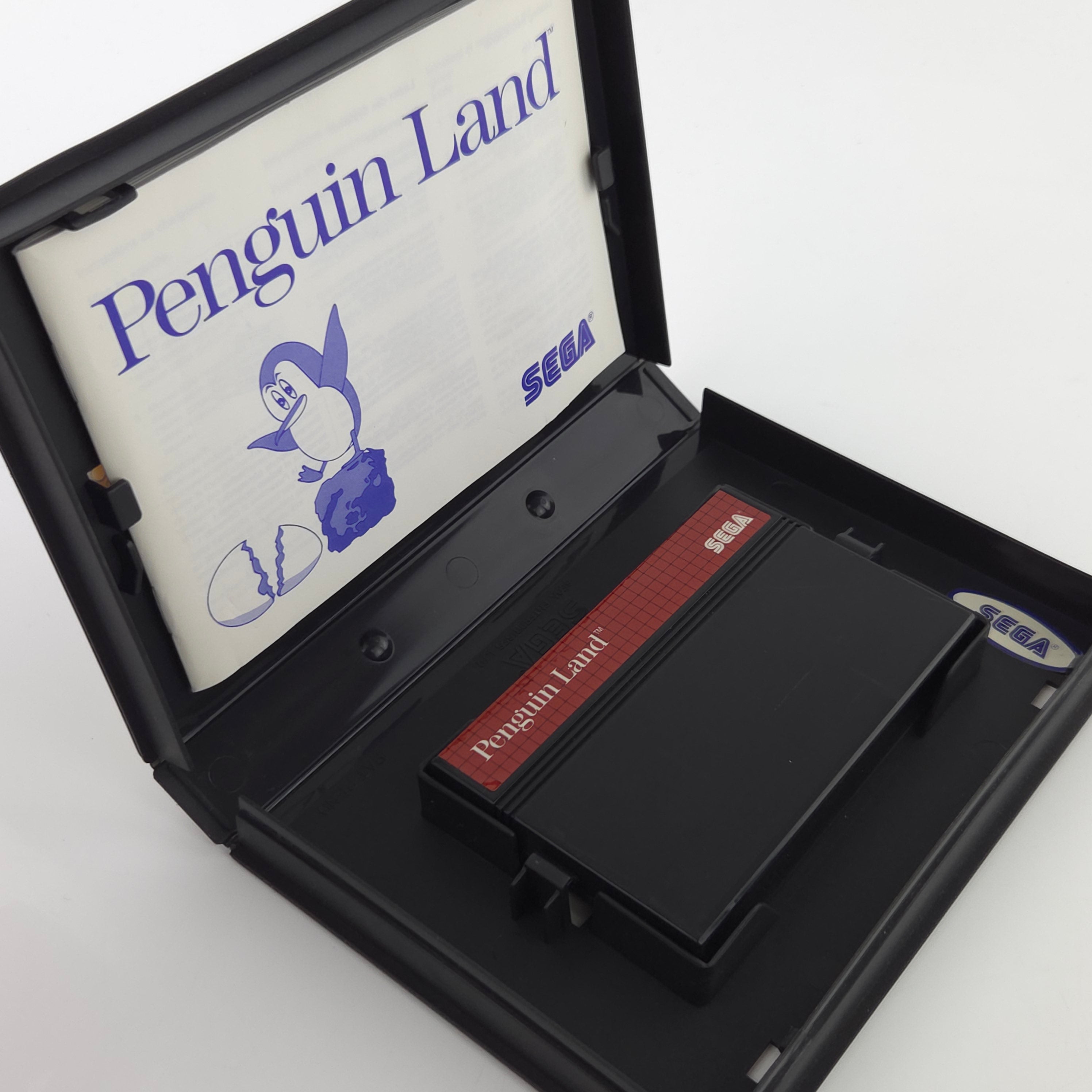Sega Master System Spiel Penguin Land Mega Cartridge OVP PAL