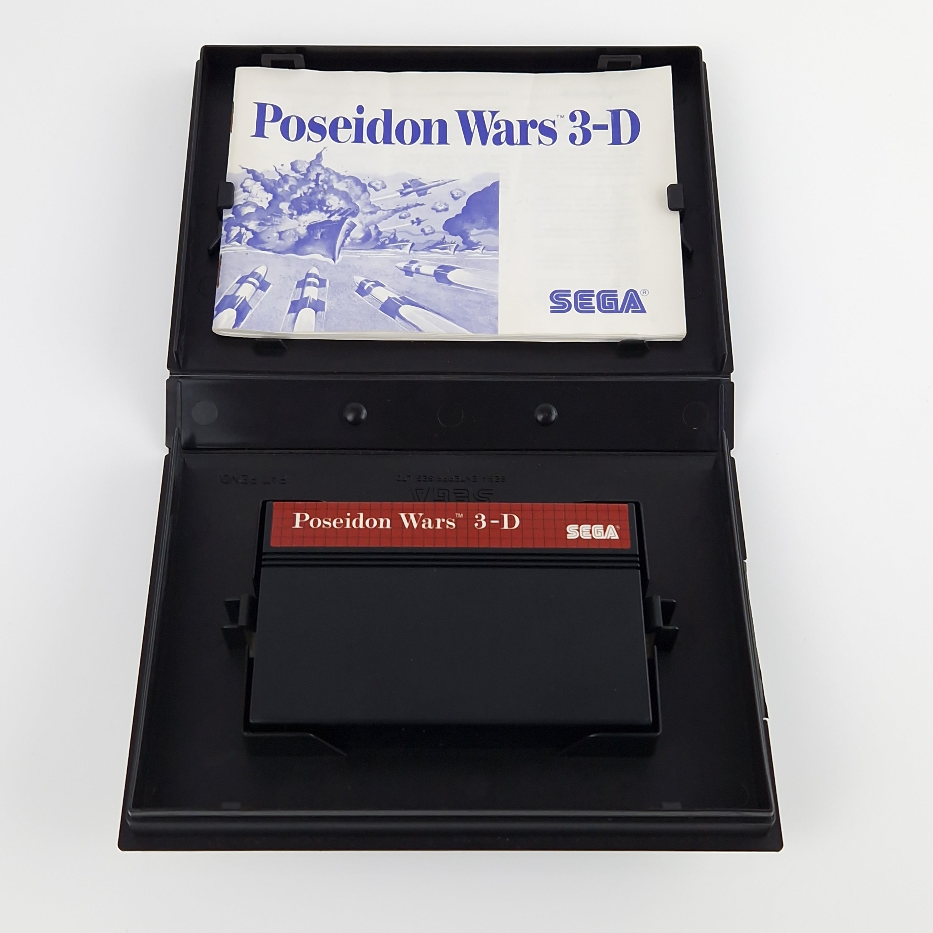 Sega Master System Spiel – Poseidon Wars 3-D OVP PAL