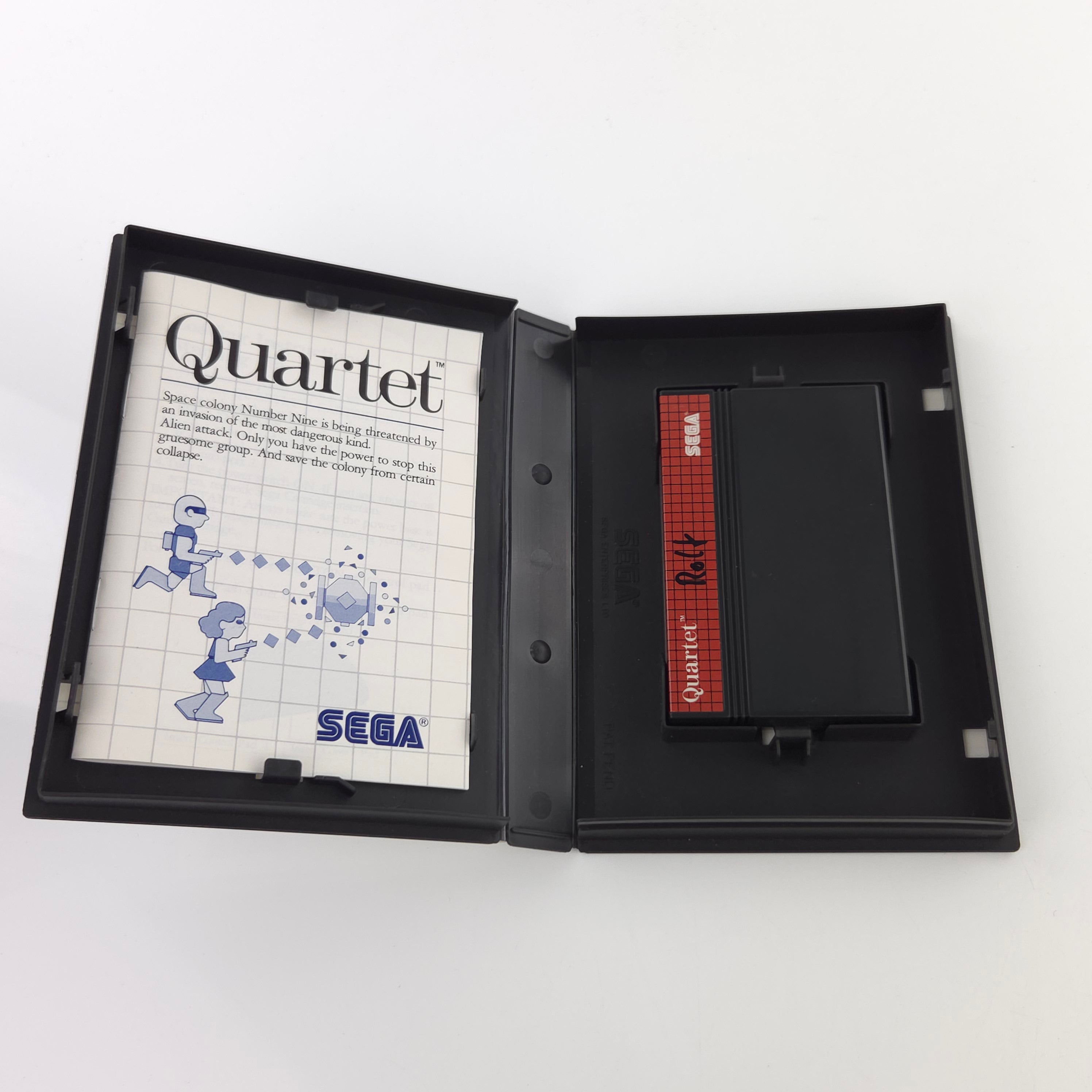 Sega Master System Spiel – Quartet Mega Cartridge OVP PAL