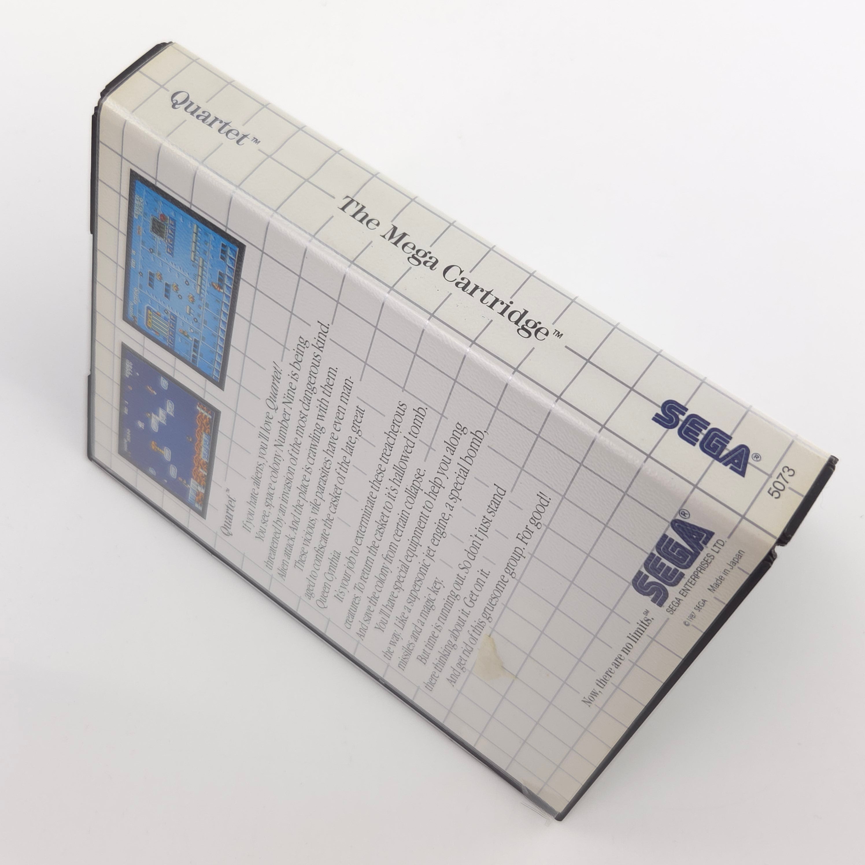 Sega Master System Spiel – Quartet Mega Cartridge OVP PAL