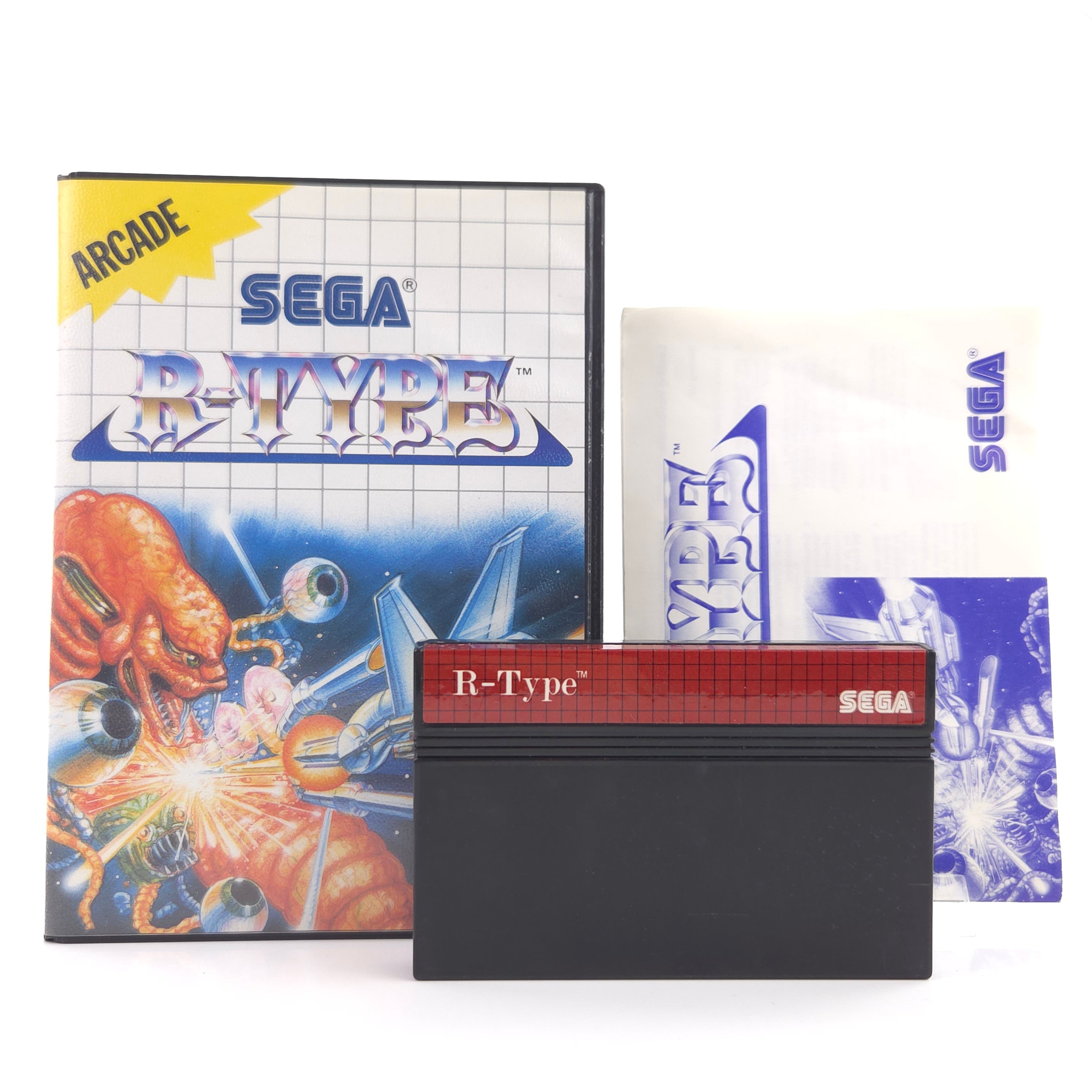 Sega Master System Spiel R-Type MS Modul Anleitung OVP PAL