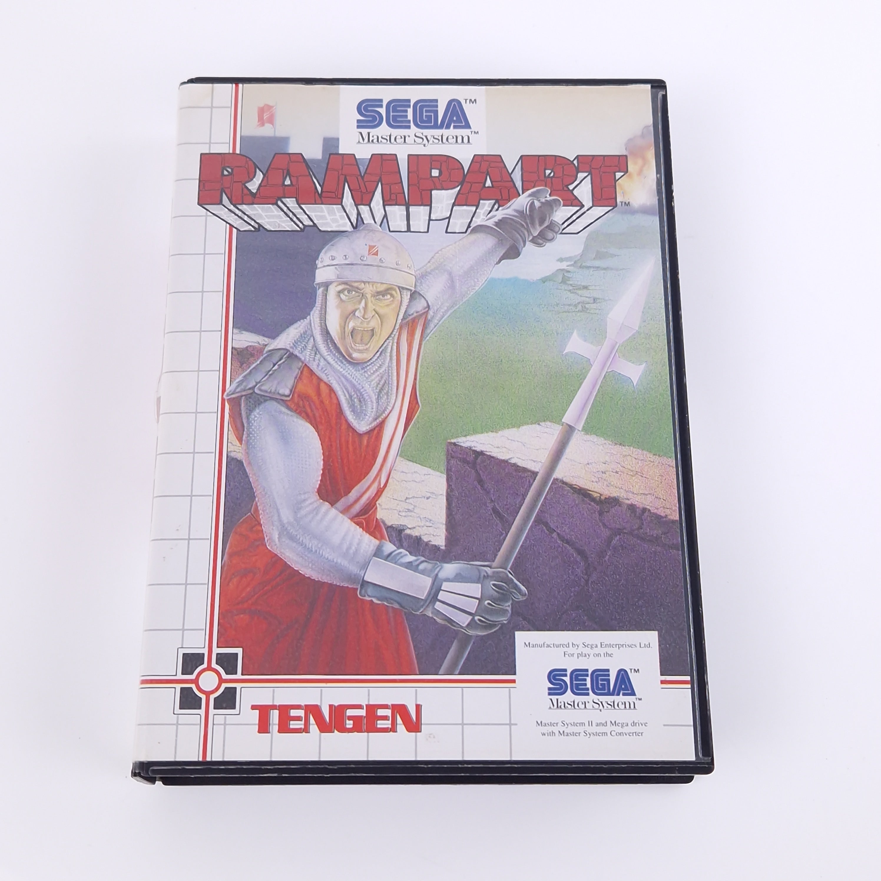 Sega Master System Spiel – Rampart Modul Anleitung OVP PAL
