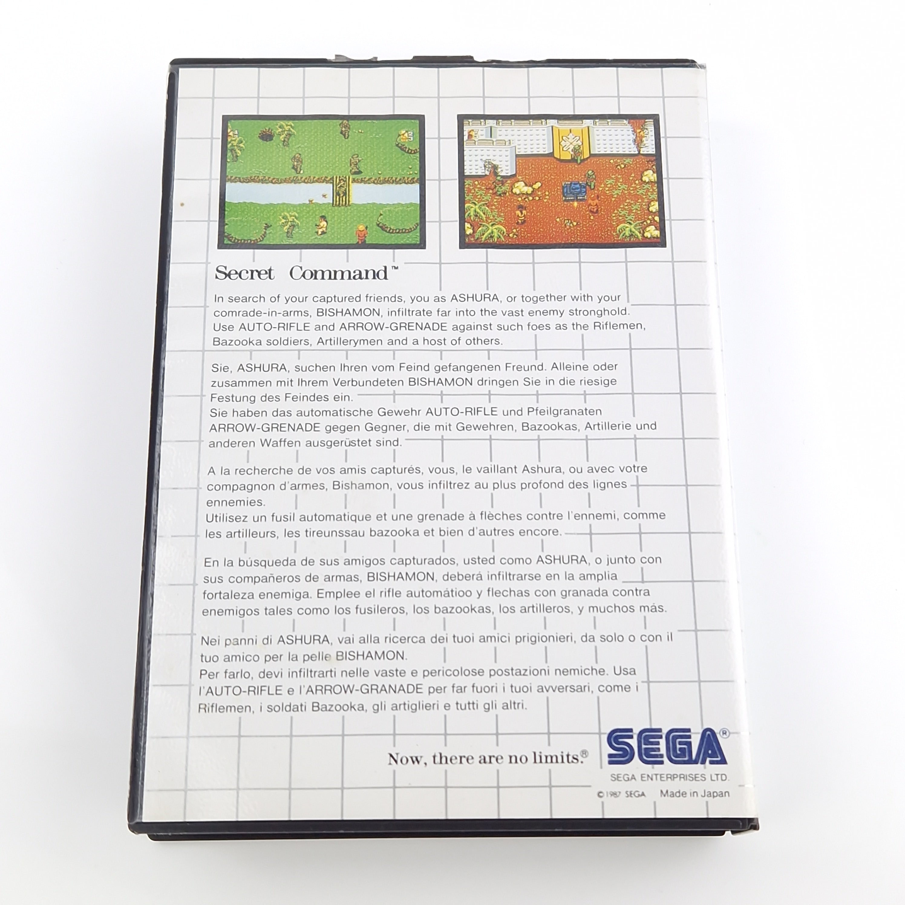 Sega Master System Spiel – Secret Command OVP PAL