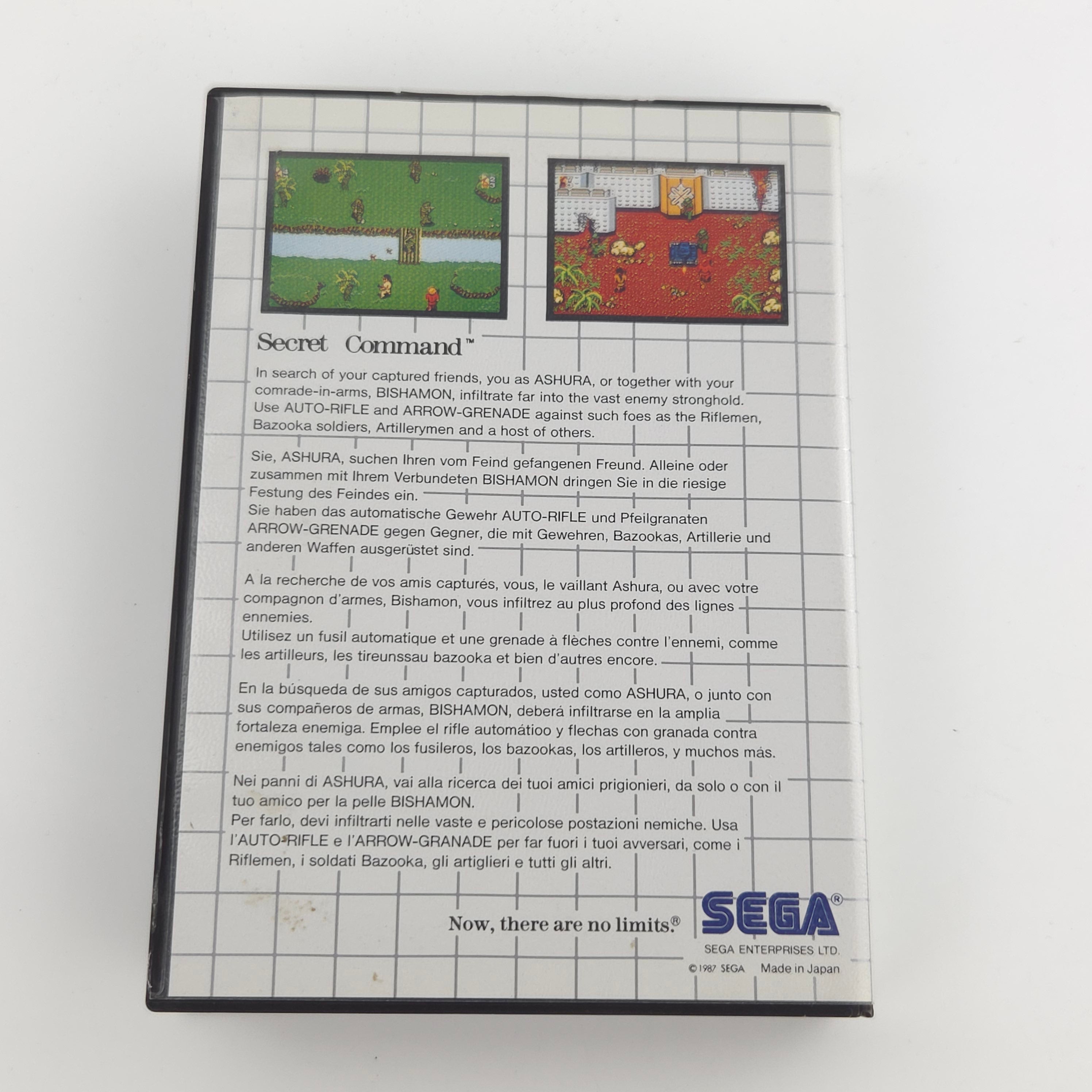 Sega Master System Spiel Secret Command (OVP PAL) 1987