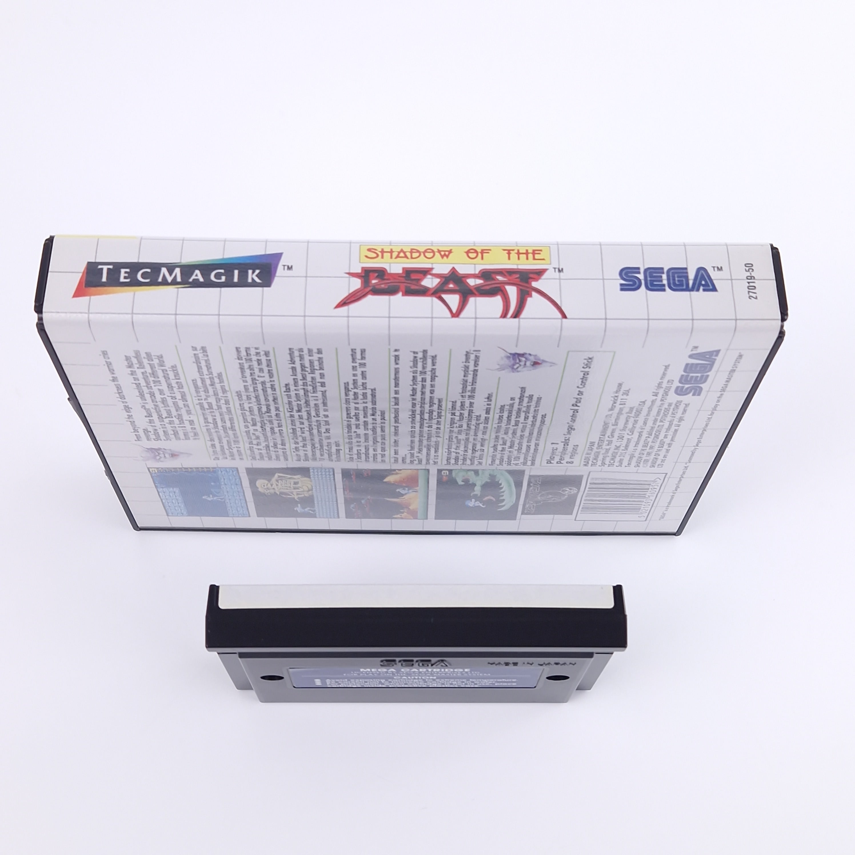 Sega Master System Spiel – Shadow of the Beast (PAL OVP)