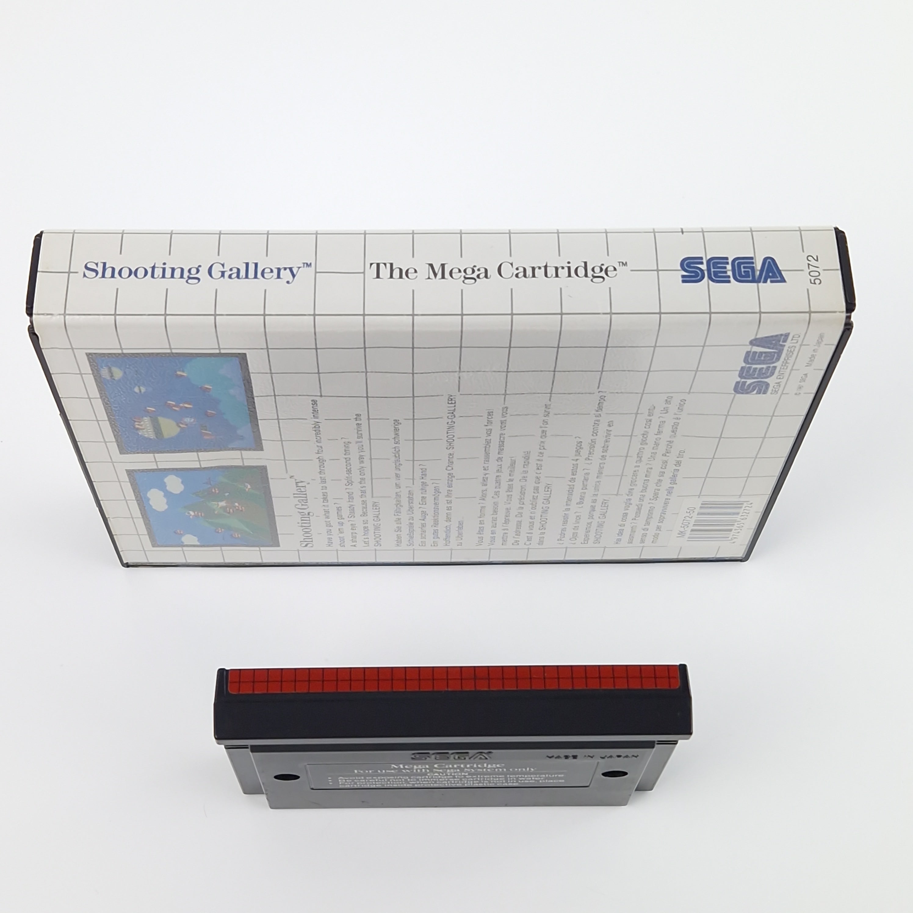 Sega Master System Spiel – Shooting Gallery OVP PAL Modul