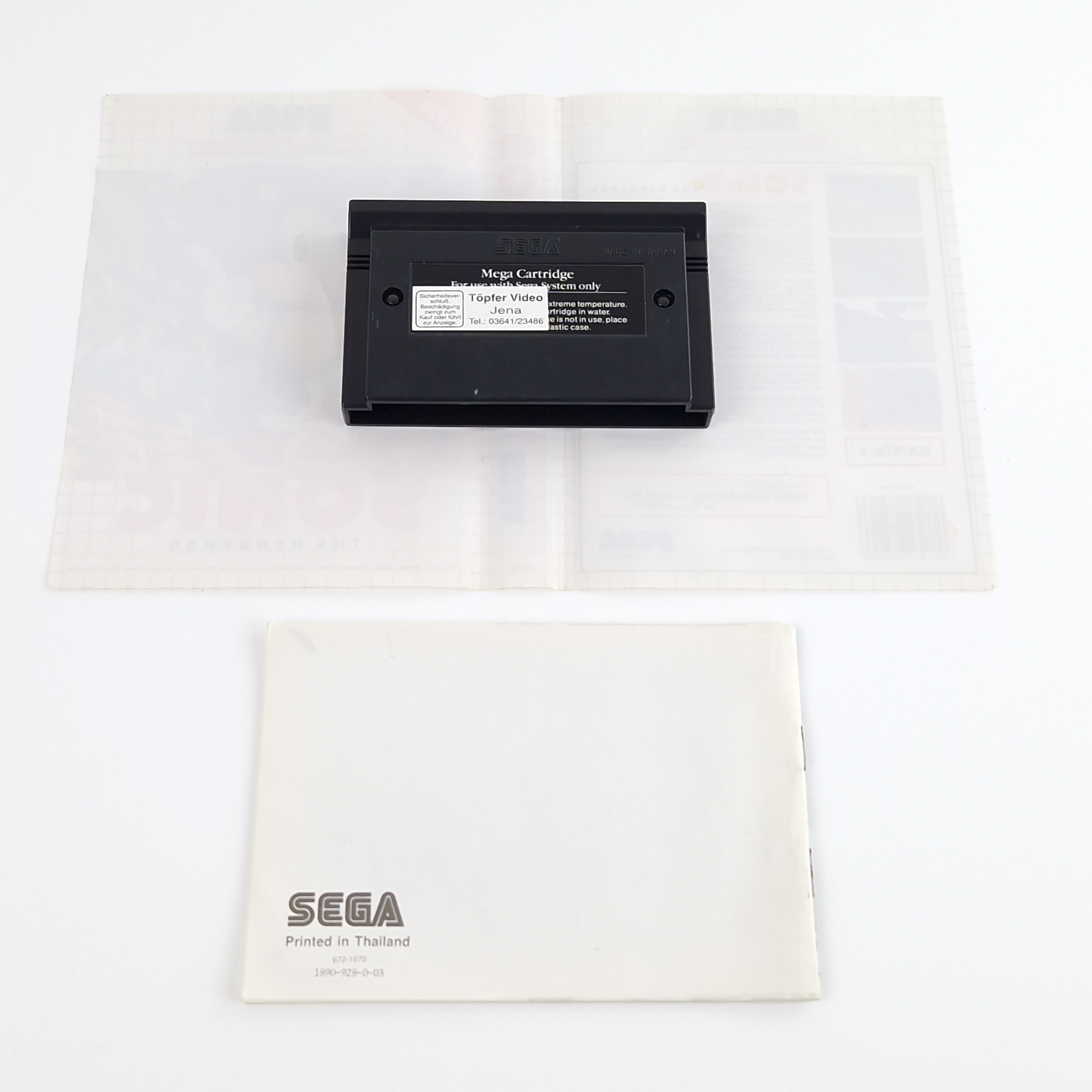 Sega Master System Spiel – Sonic The Hedgehog OVP PAL