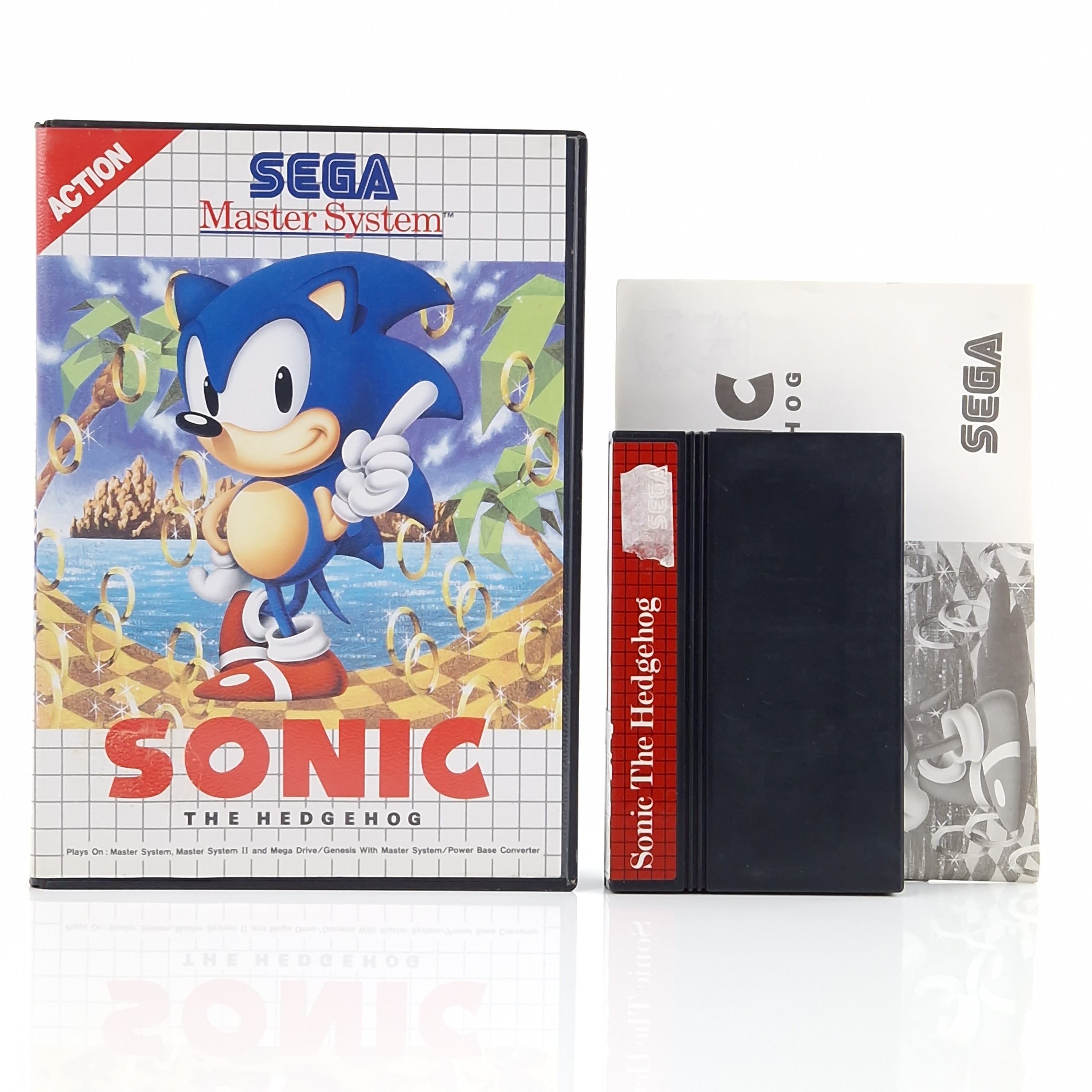 Sega Master System Spiel – Sonic The Hedgehog OVP PAL