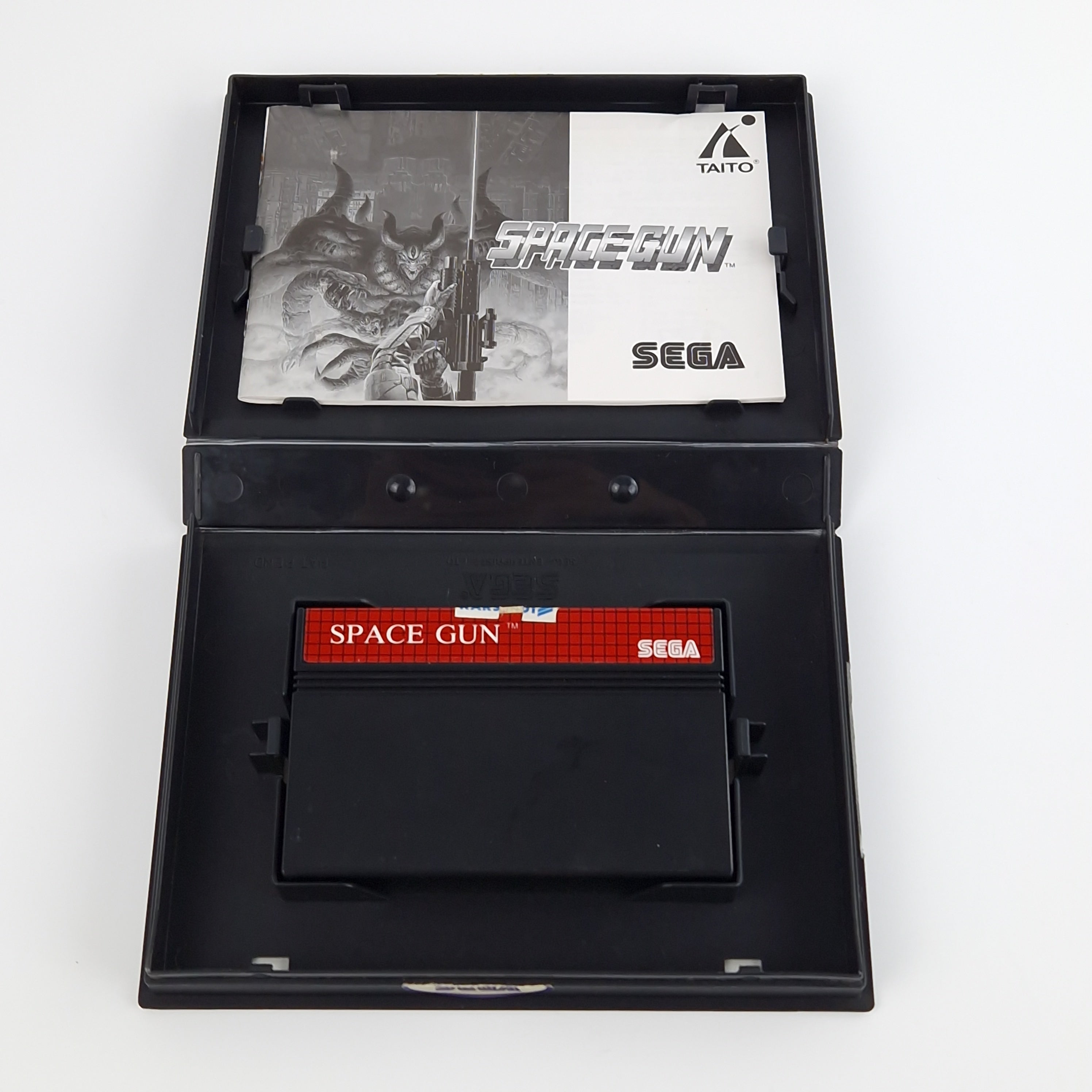 Sega Master System Spiel – Space Gun Modul Anleitung OVP PAL